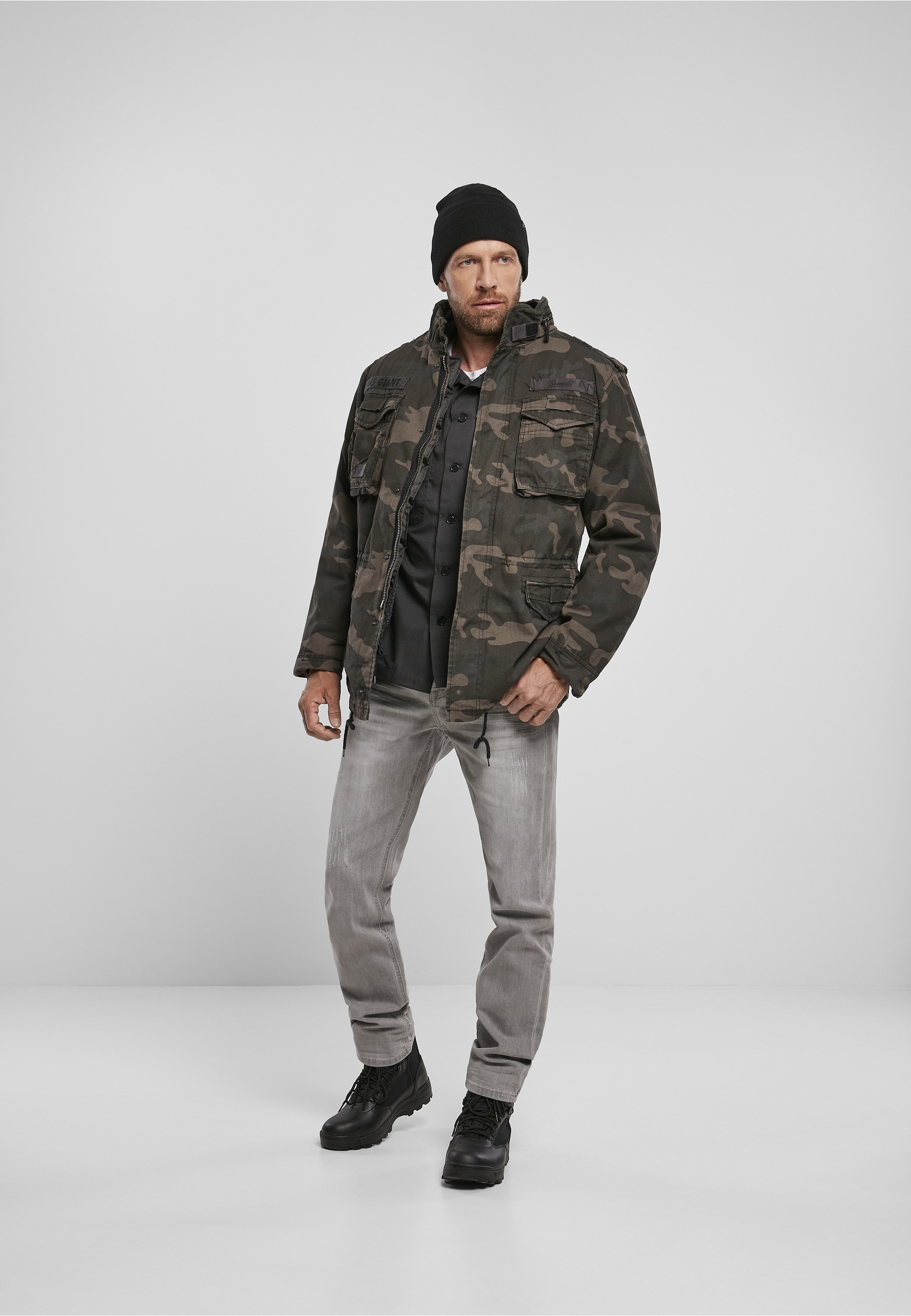 Brandit Winterjacke »Brandit Herren M-65 Giant Jacket« 1 Stk. tlg. ohne Kapuze