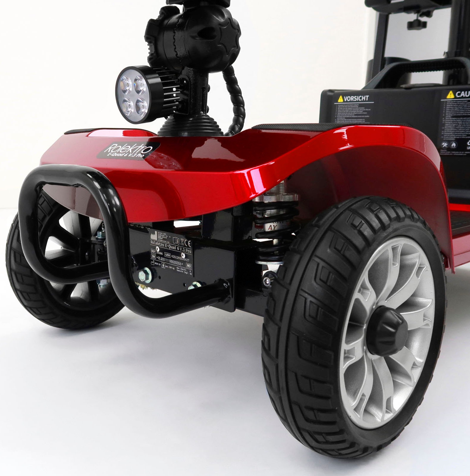 Rolektro Elektromobil »E-Quad 6 V.3 Pro, Rot, 24V-20Ah Lithium-Akku, 300 Watt« 6 km/h