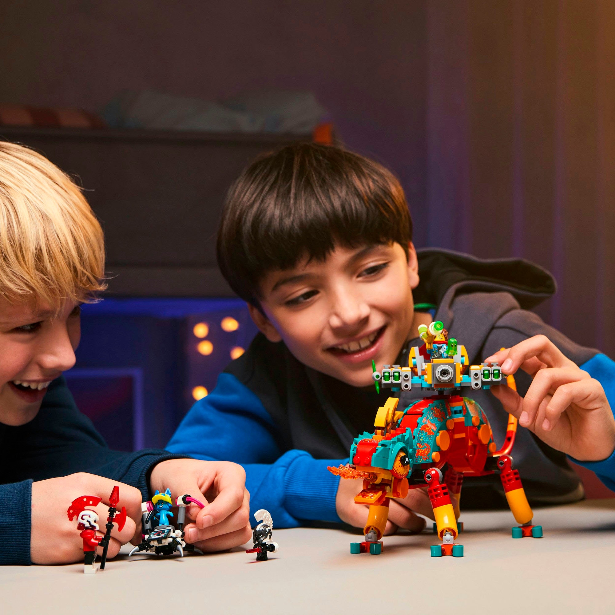 LEGO® Konstruktionsspielsteine »Mateos Feuer-Chamäleon (71492), LEGO DREAMZzz«, (443 St.), Made in Europe