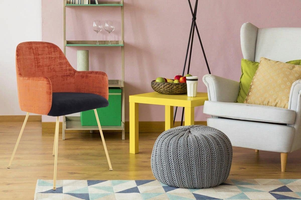 Kayoom Stuhl »Richard 525, moderner Stuhl mit Armlehnen, zweifarbiges Desig günstig online kaufen