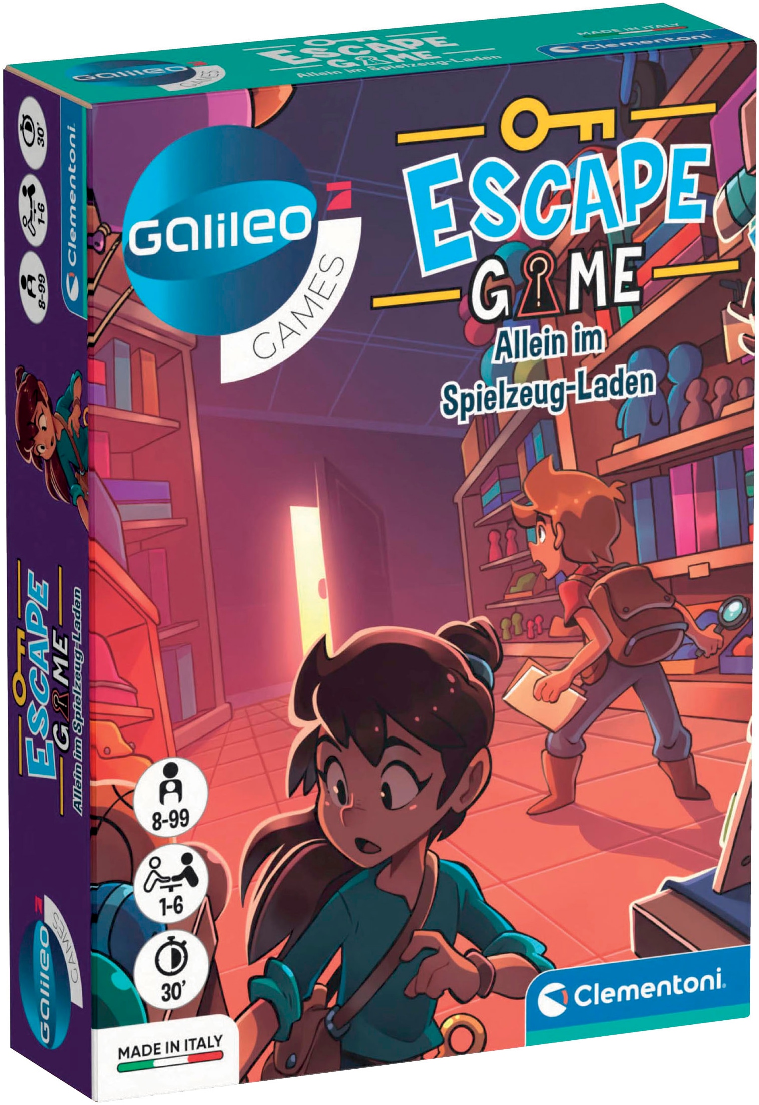 Clementoni® Spiel »Galileo Games, Escape Games, Allein im Spielzeug-Laden«, Made in Europe