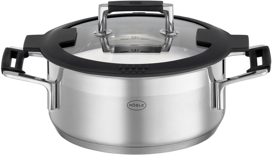 RÖSLE Bratentopf »SILENCE PRO« Edelstahl 18/10 günstig online kaufen