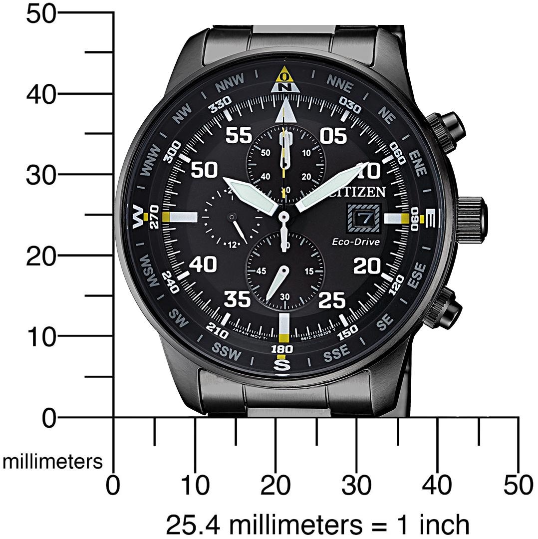 Citizen Chronograph, Armbanduhr, Herrenuhr, Solar, Stoppfunktion, Edelstahlarmband