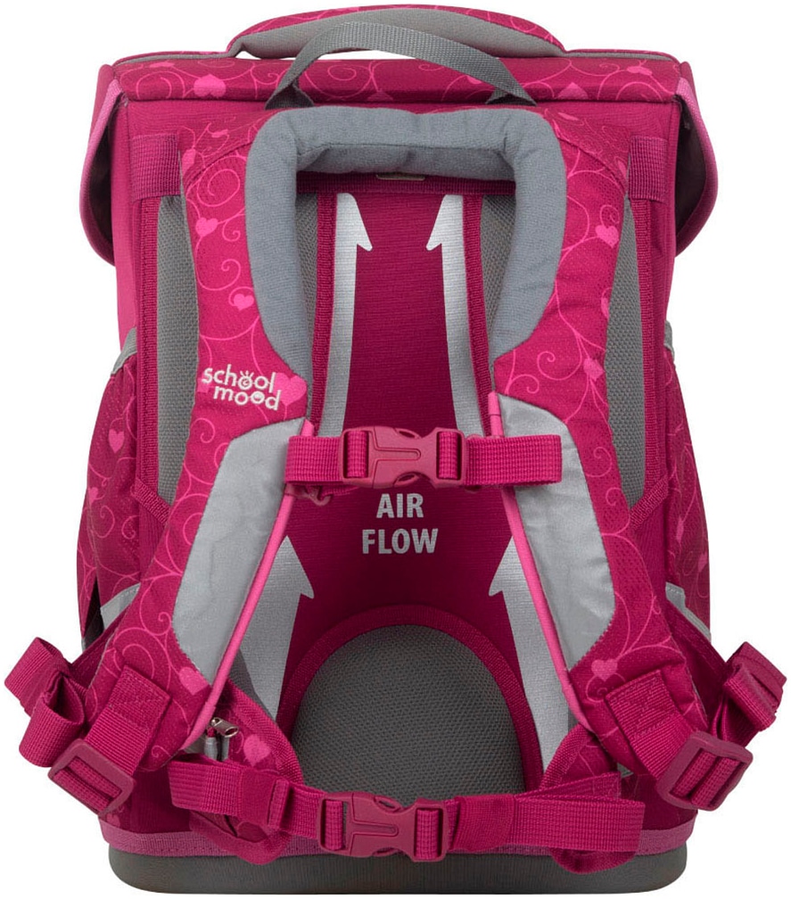 SCHOOL-MOOD® Schulranzen »Champion, Hannah (Hase)«, retroreflektierende Flächen, aus recyceltem Material