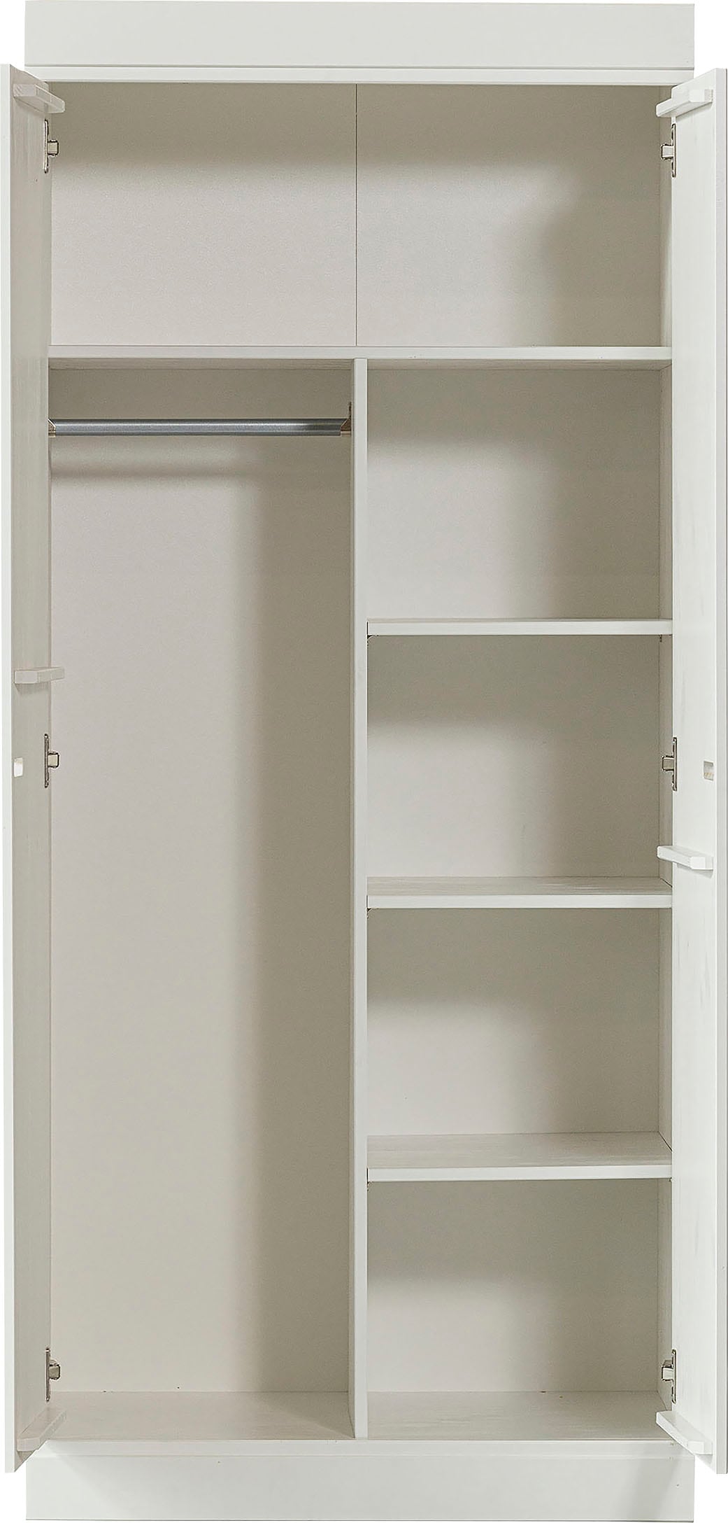 WOOOD Garderobenschrank »Connect«, mit zwei Türen, aus Kiefer, Breite 77 cm