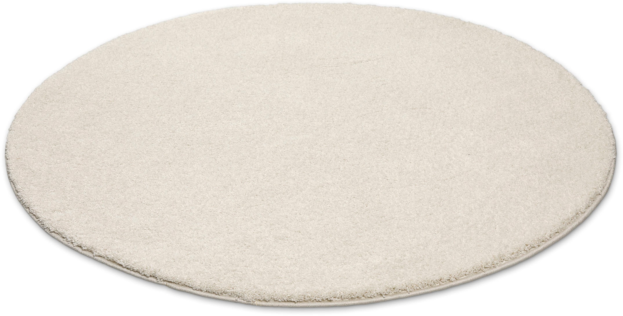 OTTO home Hochflor-Teppich »Yvaine«, rund, 25 mm Höhe, Langflor, Shaggy, dichter weicher Hochflor, meliert, Wohnzimmer