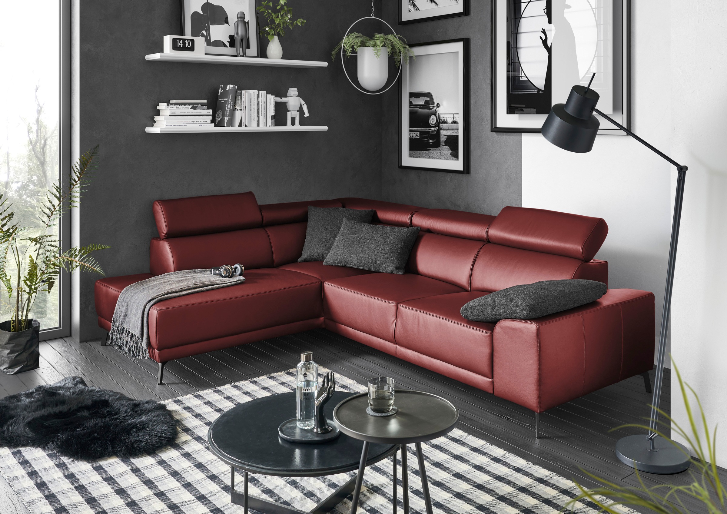3C Candy Ecksofa »Greve modern und bequem, inkl. manueller Kopfteilverstell günstig online kaufen