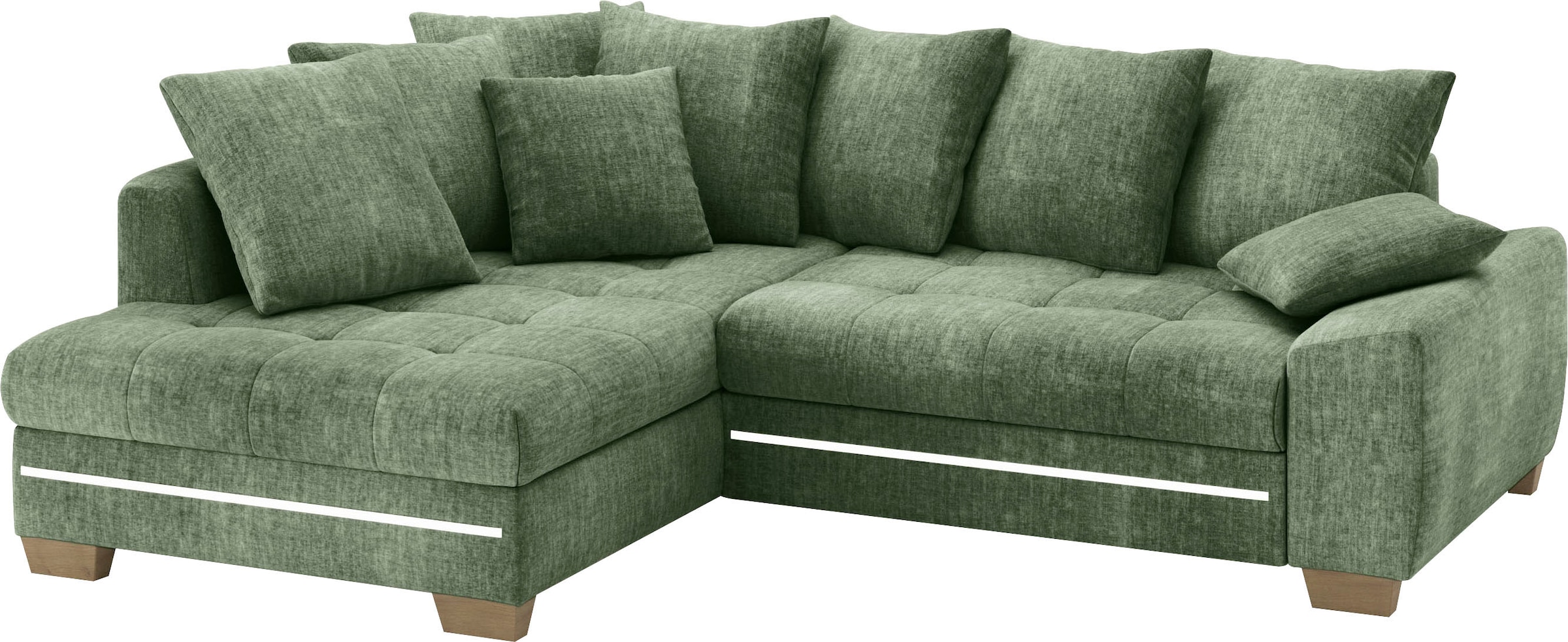 Mr. Couch Ecksofa »Nikita II, L-Form«, mit Kaltschaum, RGB-LED Beleuchtung, günstig online kaufen