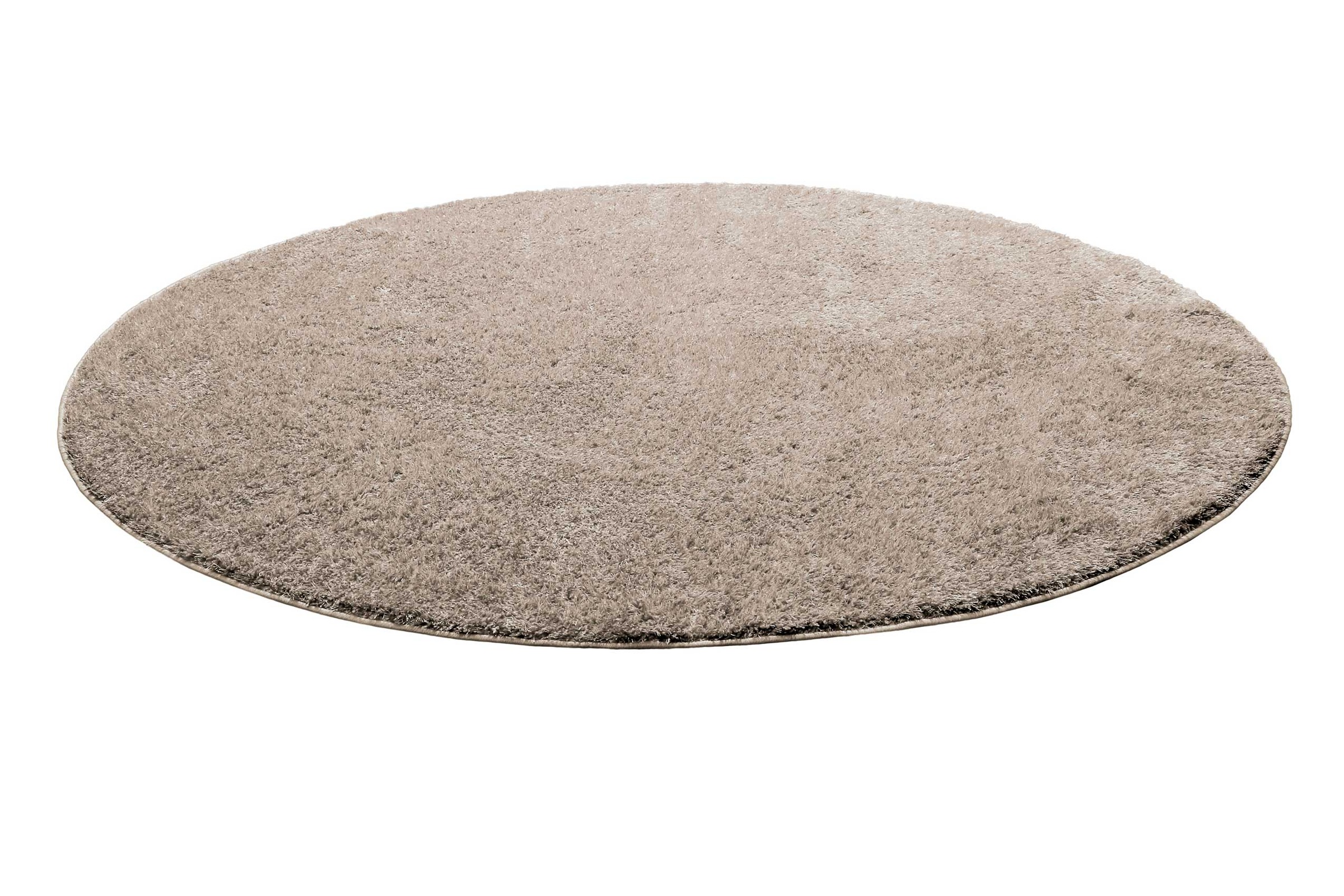 Homie Living Teppich »Flavio«, rund, 30 mm Höhe, Hochflor, gewebt, weich, u günstig online kaufen