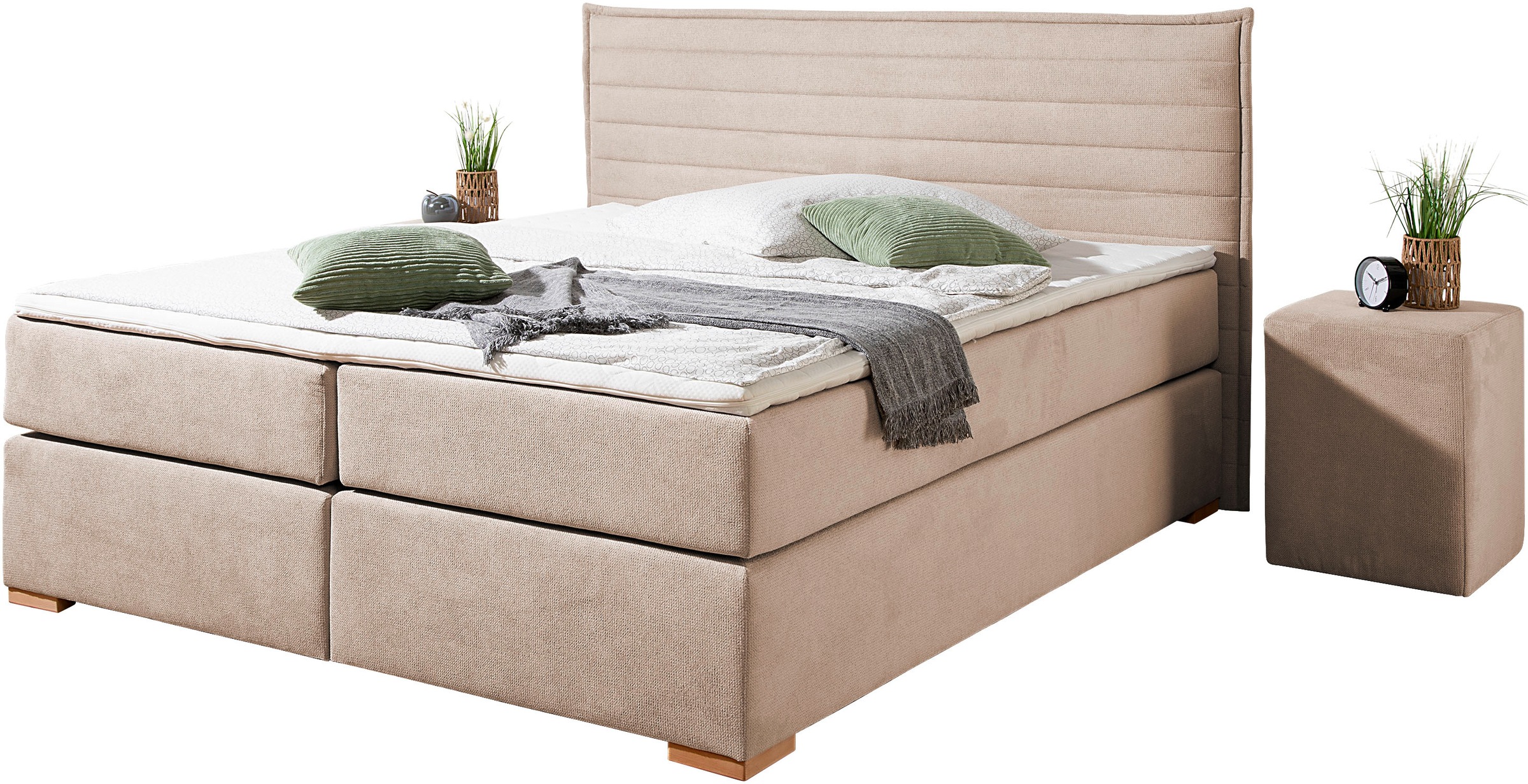 Home affaire Boxspringbett »"Östermoor"«, in H2, H3 oder H4 erhältlich günstig online kaufen