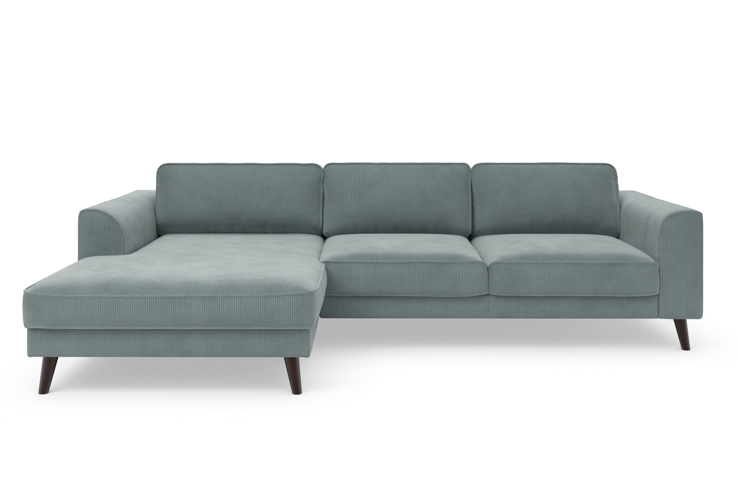 TRENDMANUFAKTUR Ecksofa »Lumber Jack, elegantes Designsofa, zeitlos modern, hoher Sitzkomfort«, wahlweise mit Bettfunktion u. Bettkasten, L-Form