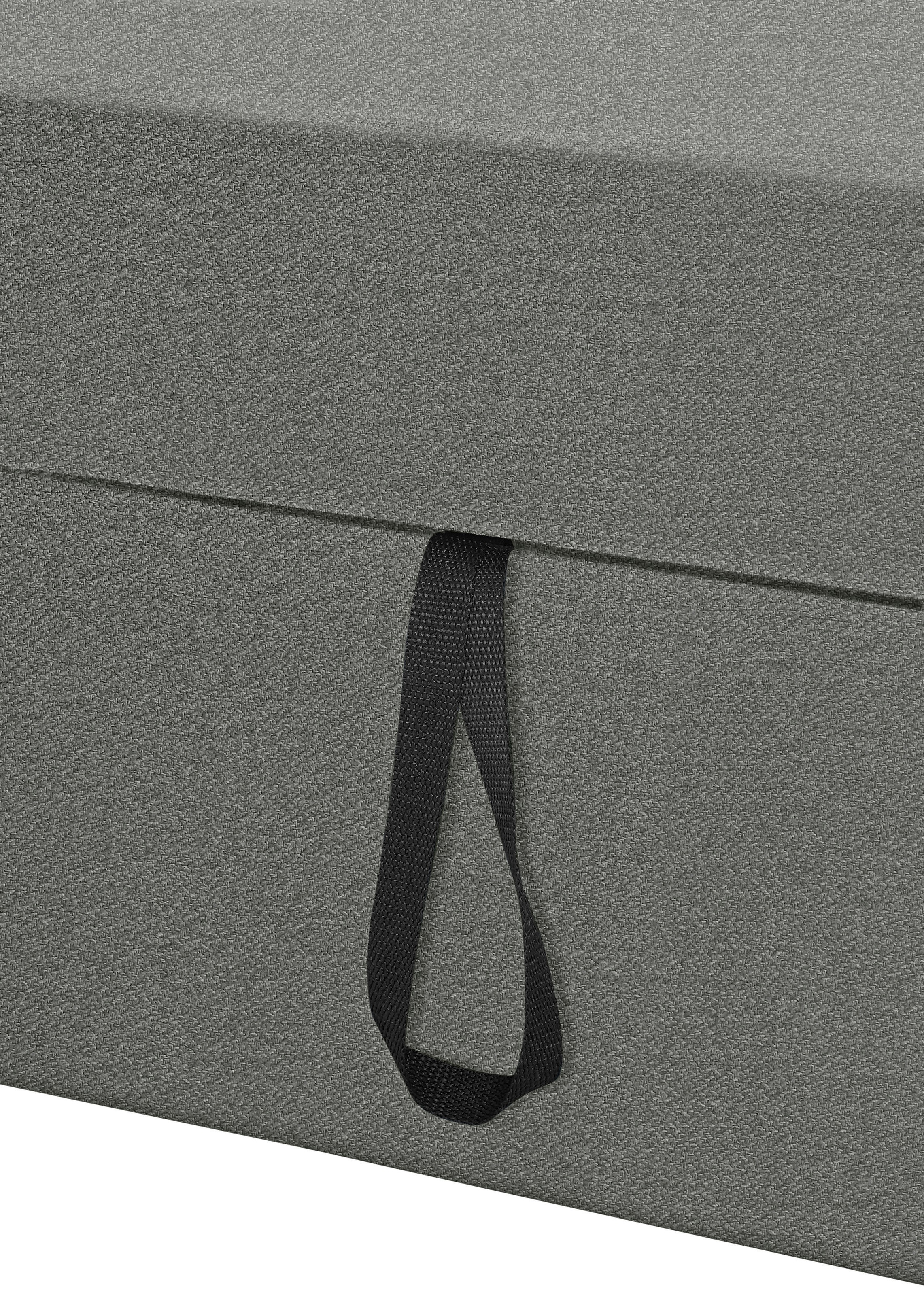 DOMO collection Ecksofa »Pegnitz, elegante Rückensteppung, komfortabel, L-Form«, wahlweise mit Bettfunktion