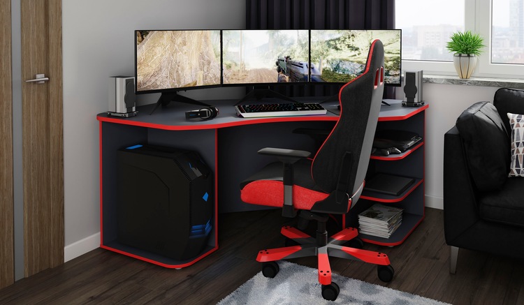Gamingtisch »Thanatos«, Breite 198 cm, moderner Eckschreibtisch