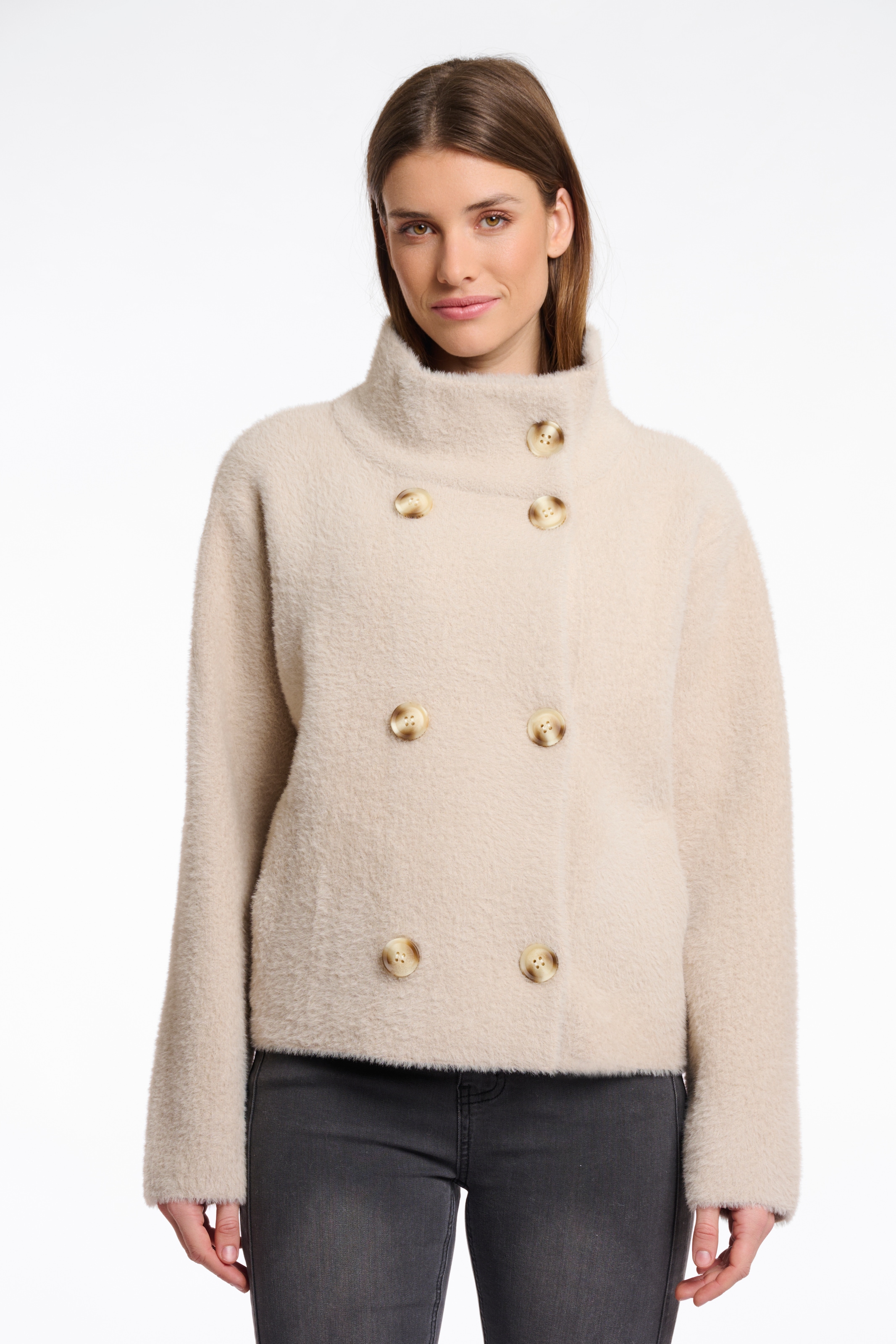 Rino & Pelle Kurzjacke »Beth« Mit Stehkragen