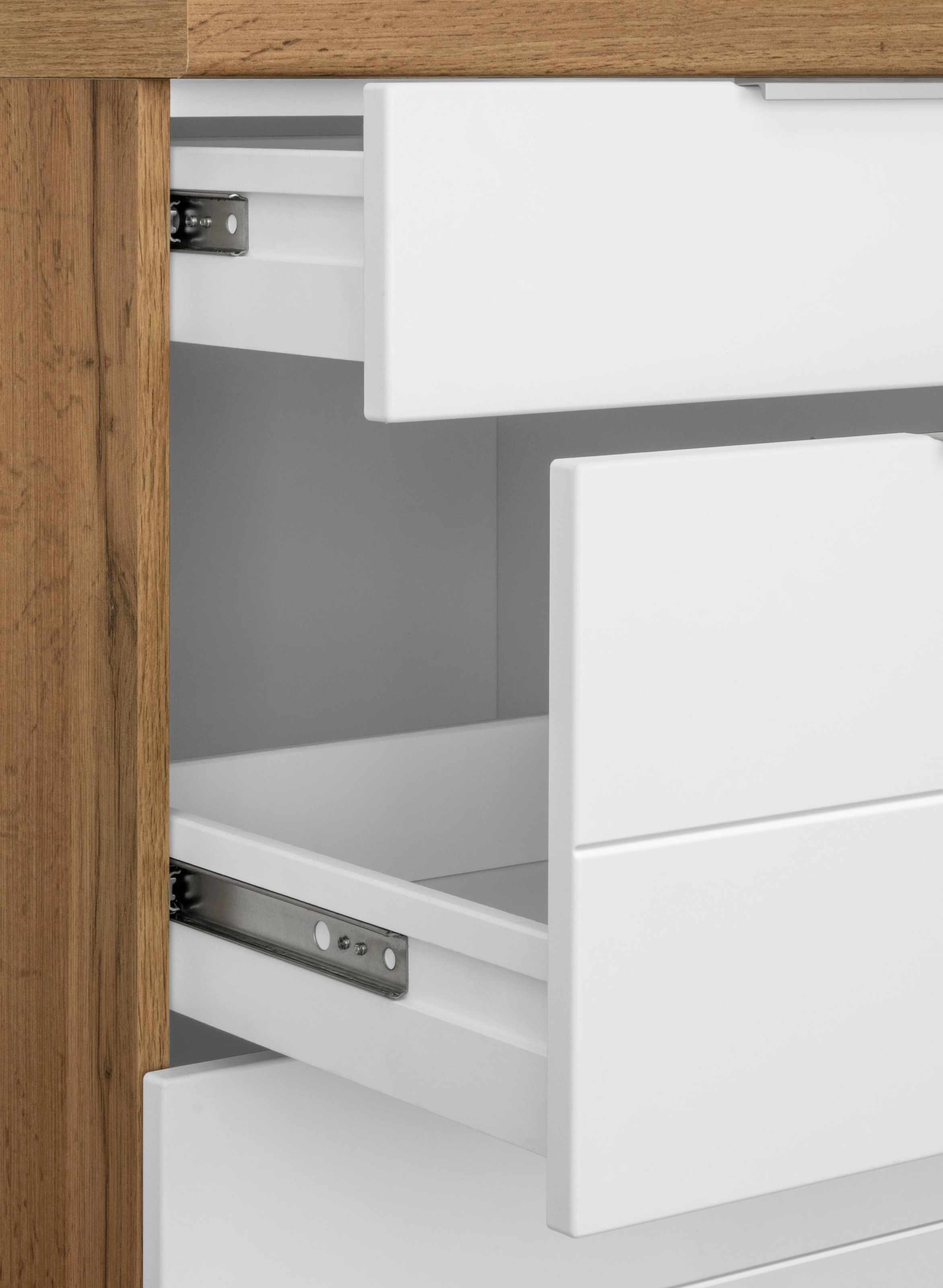 KOCHSTATION Winkelküche »KS-Luhe«, Stellbreite 240x270 cm, wahlweise mit oder ohne E-Geräten, MDF-Fronten