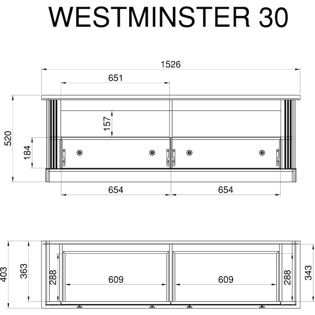 Home affaire Lowboard »Westminster«