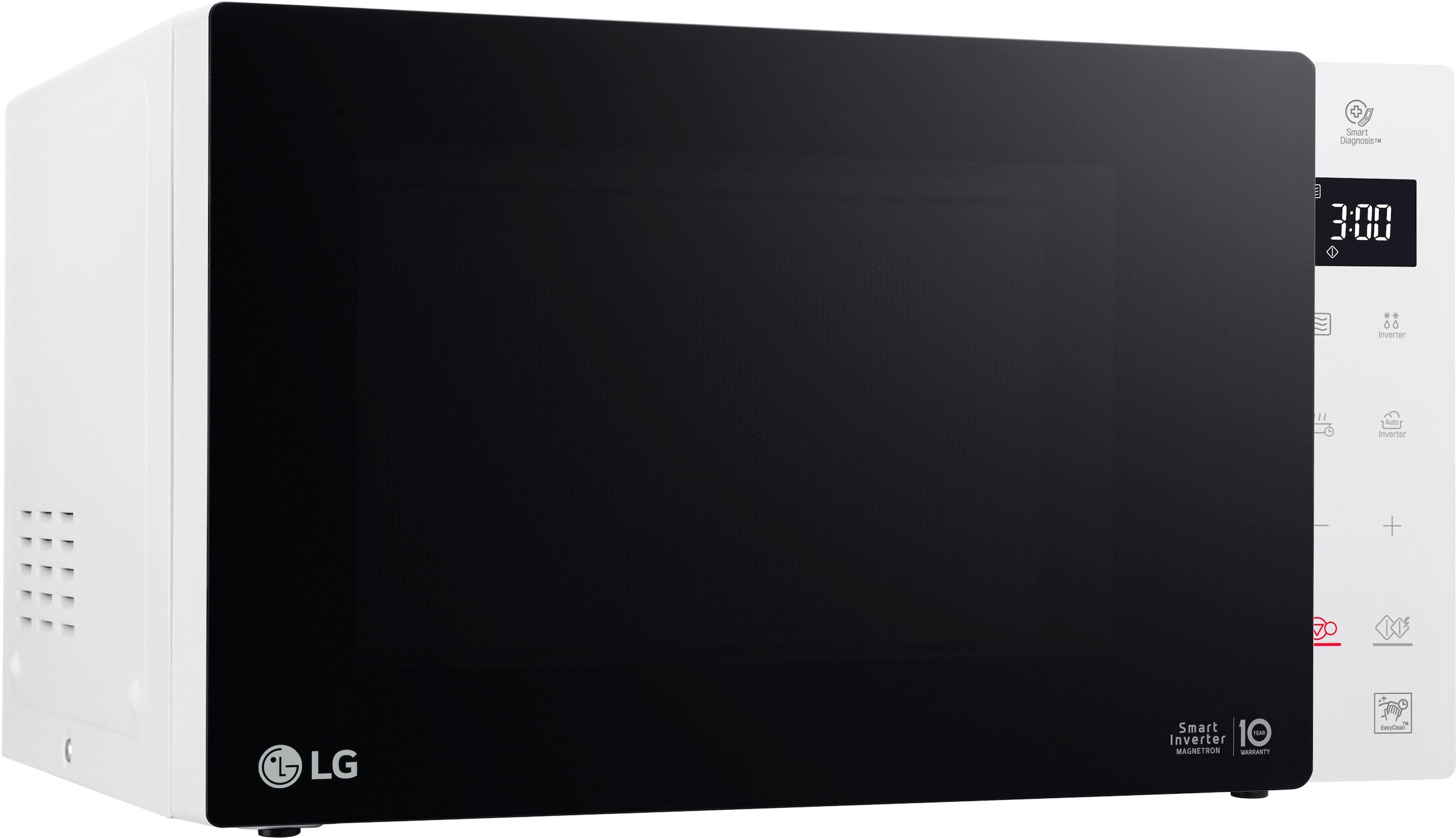 LG Mikrowelle »MS 23 NECBW«, Mikrowelle, 1000 W, Smart Inverter Technologie, echte Glasfront