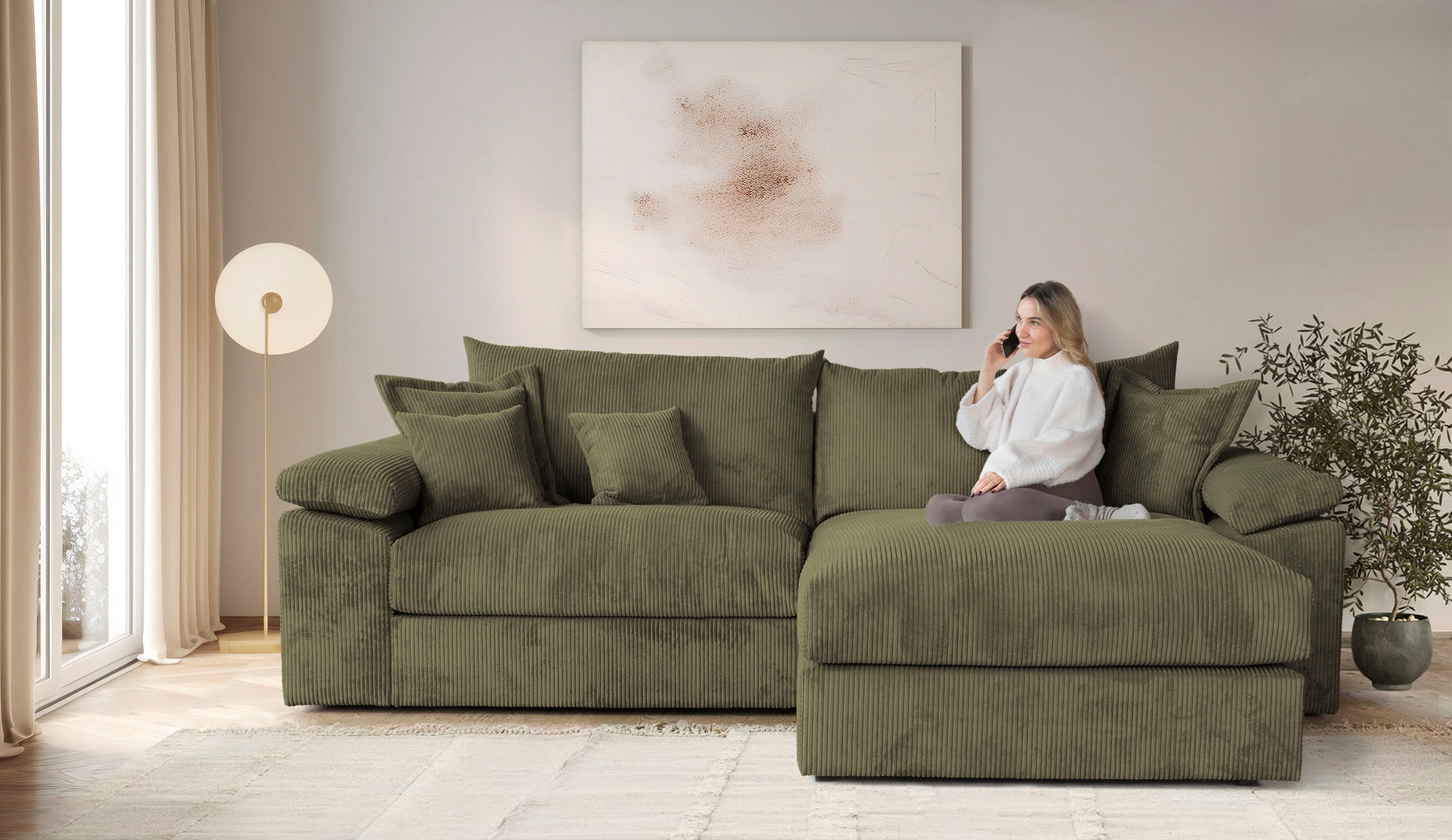 Home affaire Ecksofa »Soft&Cosy XXL L-Form, B: 303 cm - OTTO. Verlässliche günstig online kaufen