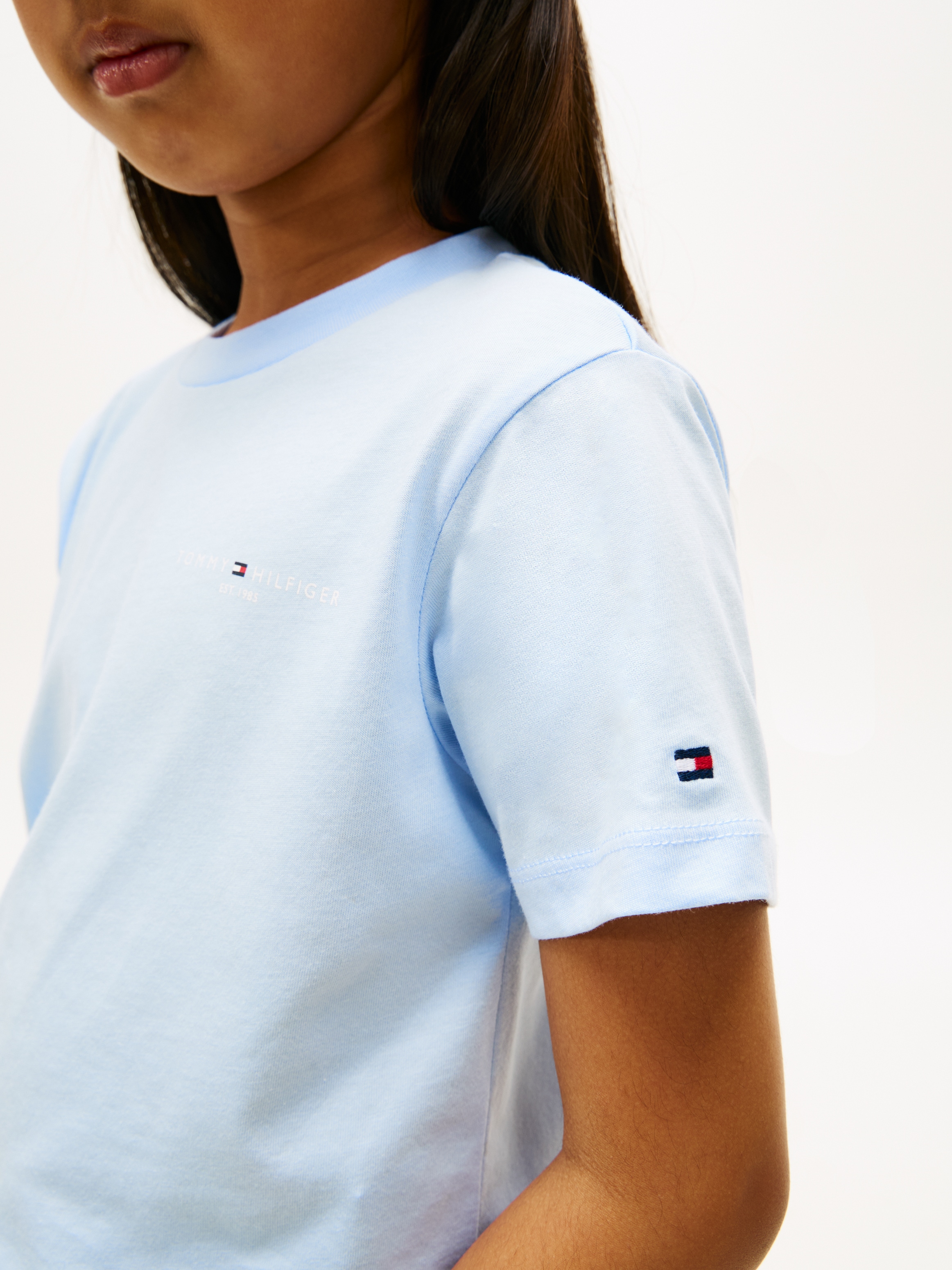 Tommy Hilfiger T-Shirt »MINI CORP T-SHIRT« Kinder bis 16 Jahre, Rundhals