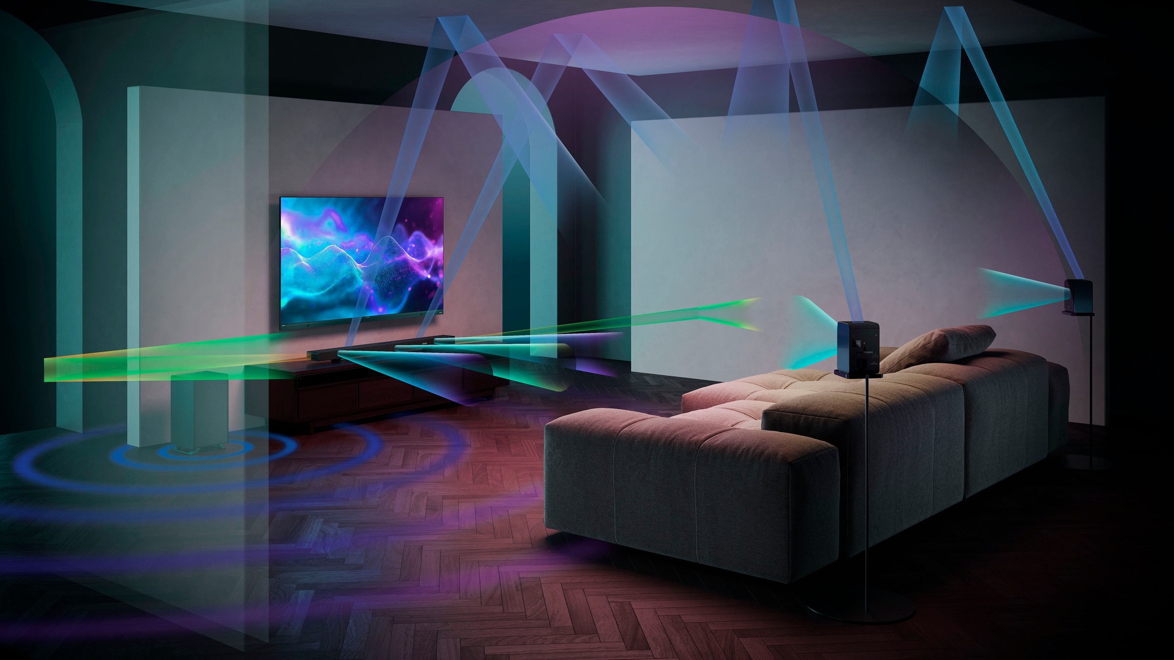 Sharp Surround-Lautsprecher »HT-SPR52021«, (Set)