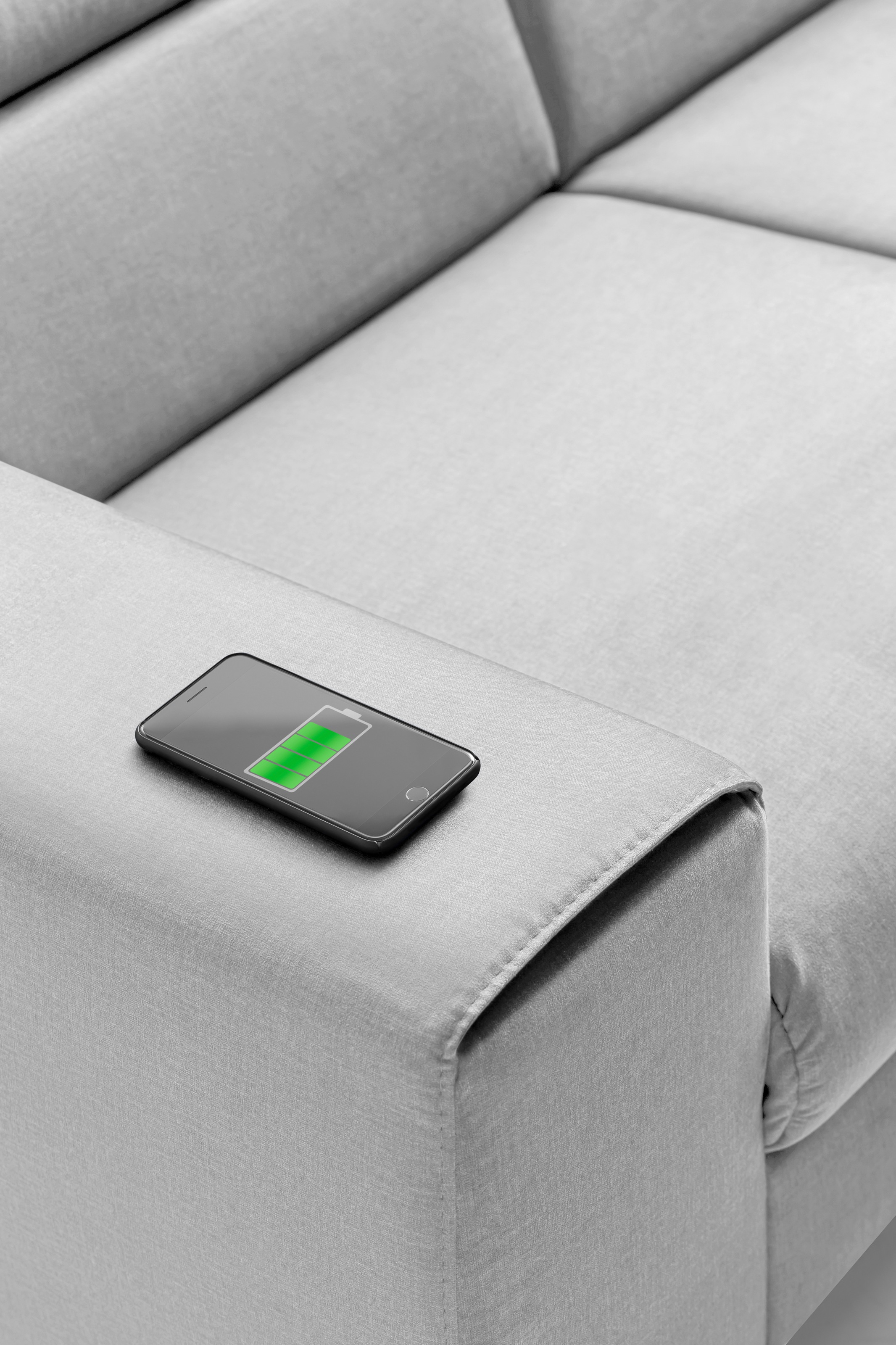 COTTA Ecksofa »Morven L-Form mit Kopfteilverstellung«, wahlweise mit Bettfunktion, Bettkasten & Wireless-Charger