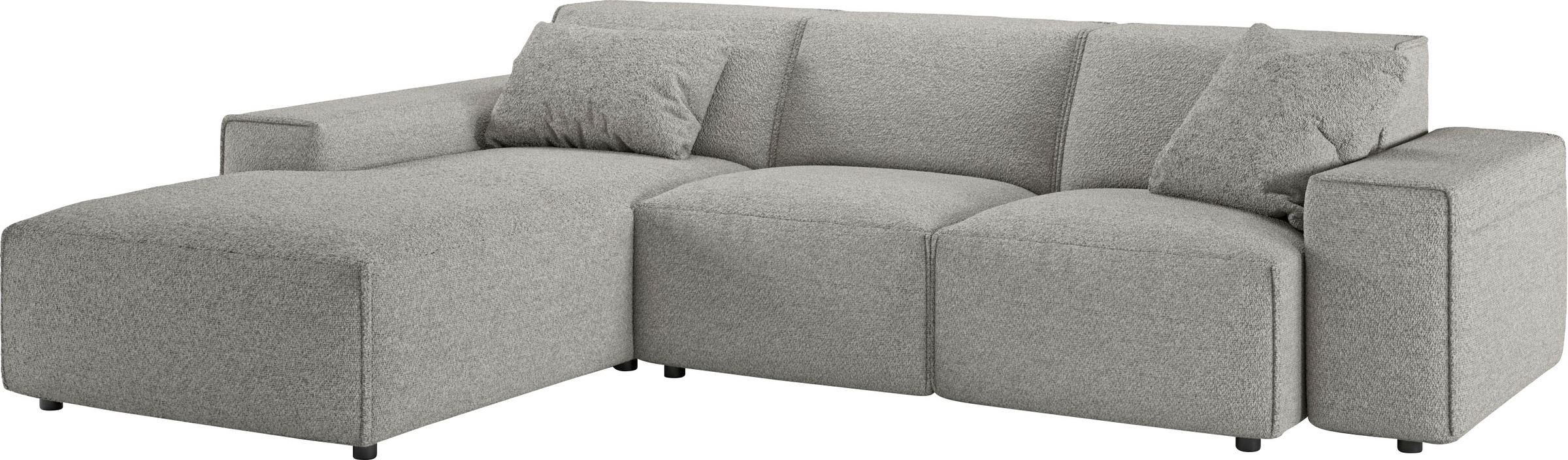 andas Ecksofa »Glimminge L-Form auch in Breitcord, Feincord + Easy care-Bezug,«, Breite 264, Zierkissen