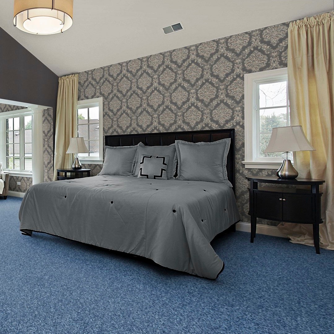 Bodenmeister Teppichboden »Baltic, Schlinge - meliert, Made in Belgium«, rechteckig, 5 mm Höhe, Wohnzimmer, Schlafzimmer, Kinderzimmer, Breite 400/500 cm