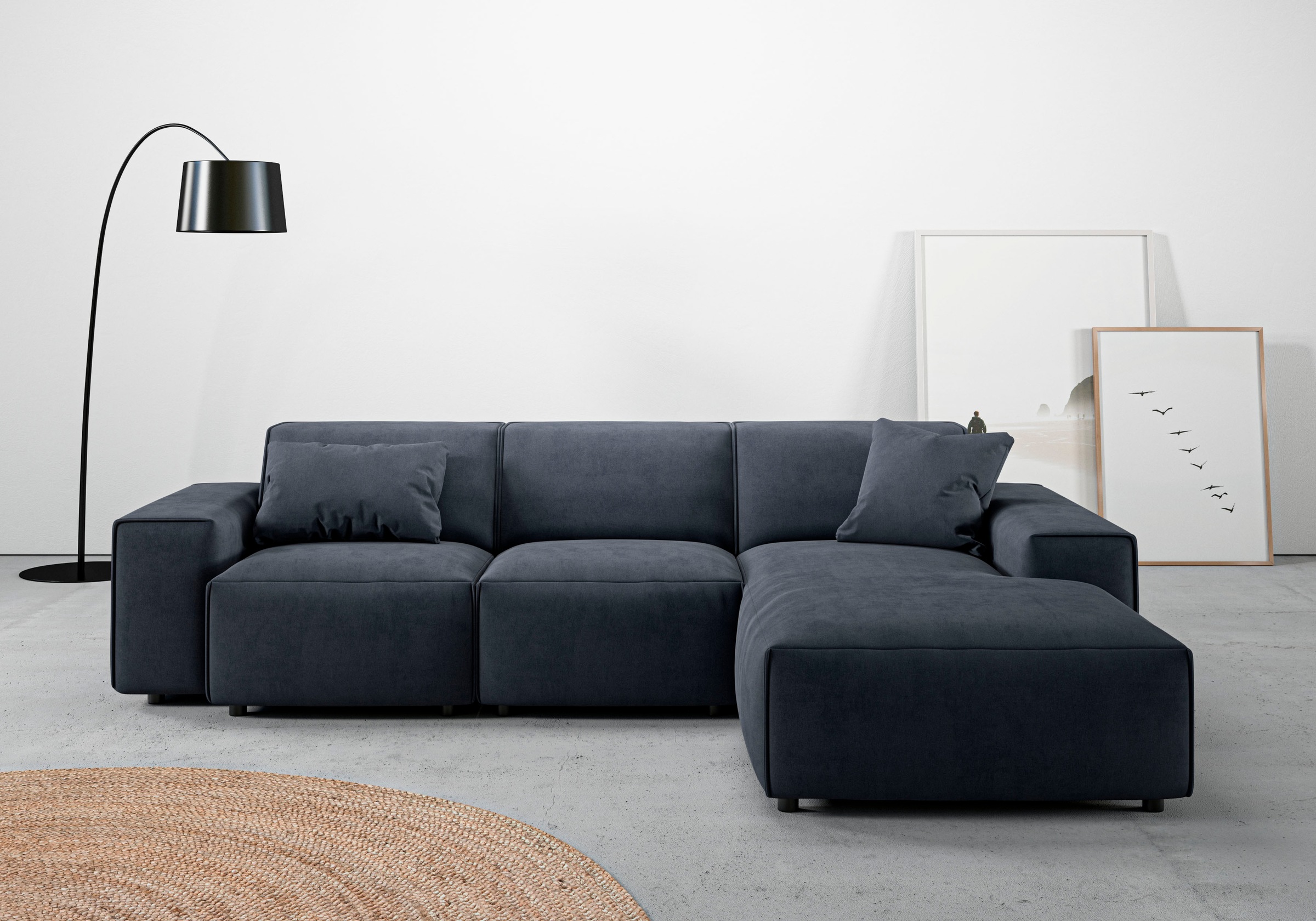 Home affaire Ecksofa »Glimminge L-Form auch in Breitcord, Feincord + Easy c günstig online kaufen