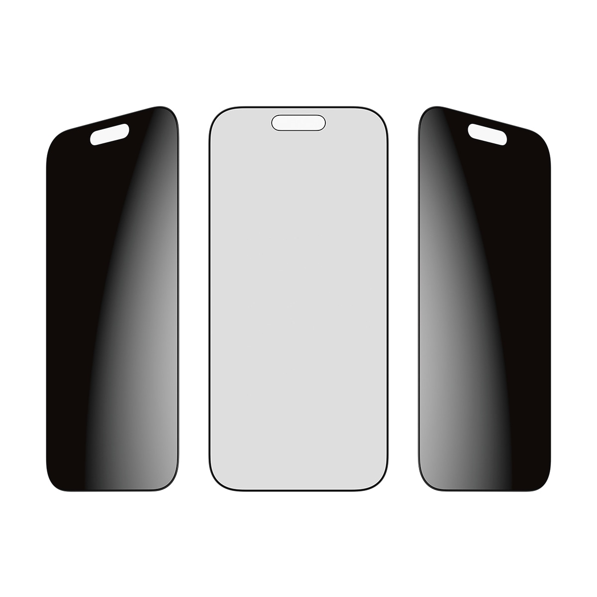 CARE by PanzerGlass Displayschutzglas »2-Way Privacy Ultra-Wide Fit Screen Protector«, für Apple iPhone 17-Apple iPhone 16 Pro, Displayschutzfolie, Schutzfolie, Bildschirmschutz, kratz- & stoßfest
