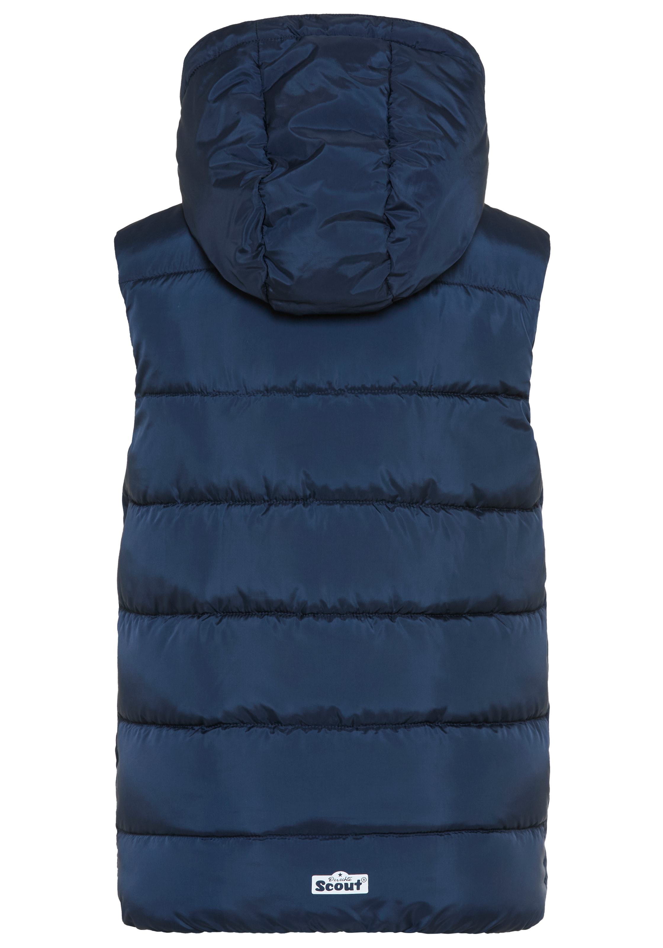 Scout Steppweste »Colorblocking Weste mit Farbeinsätzen und Fleecefutter« aus wärmendem und wasserabweisendem Material, mit Kapuze