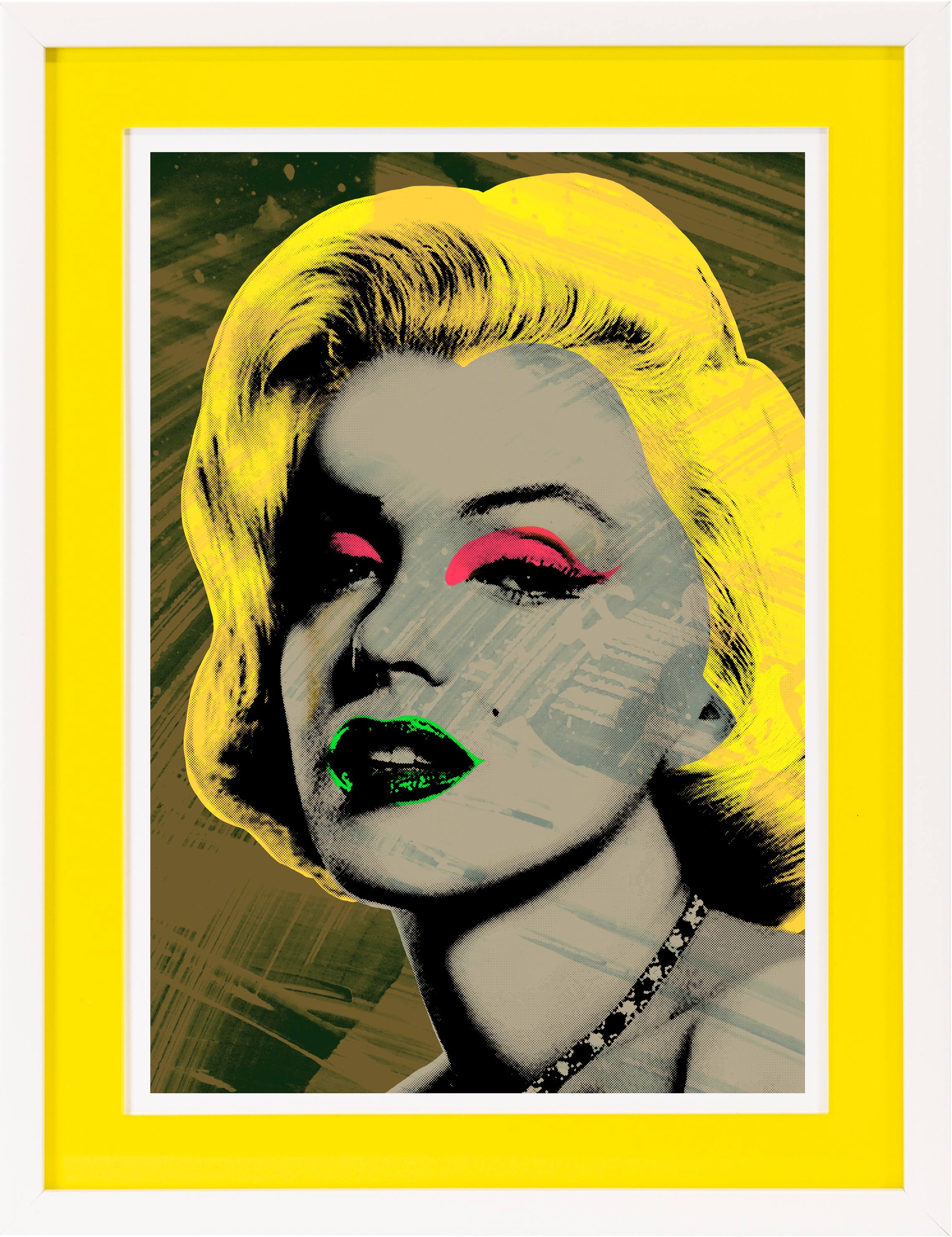 queence Bild mit Rahmen »Marilyn Monroe, gelb« Bilder von Frauen   Film   F günstig online kaufen