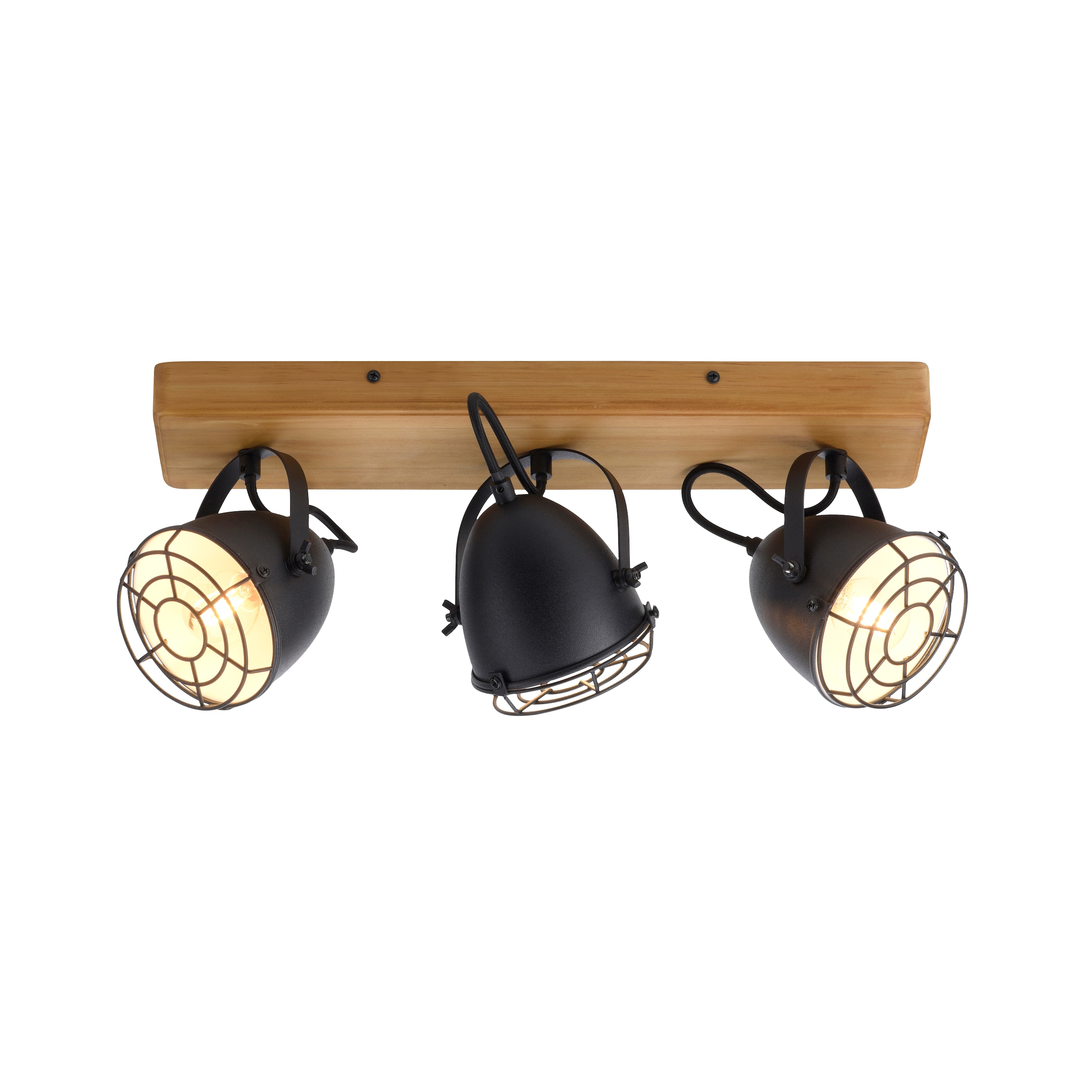 JUST LIGHT Deckenleuchte »BEETLE«, 3 flammig, Leuchtmittel E14   ohne Leuch günstig online kaufen