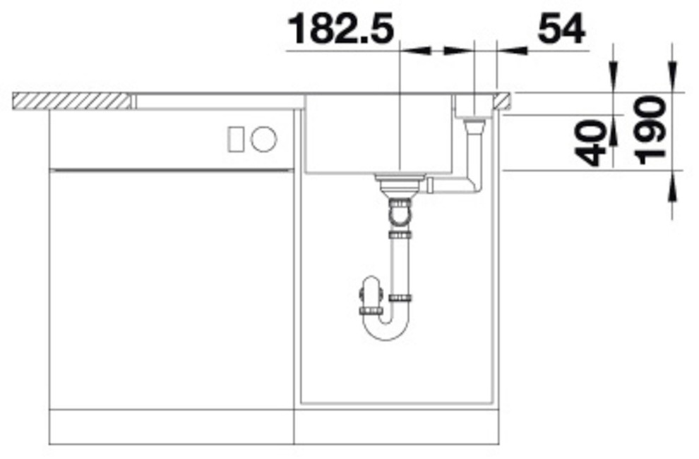 Blanco Granitspüle »AXIA III 5 S-F« 1 Stk. tlg. inklusive gratis Esche-Compound-Brückenschneidebrett