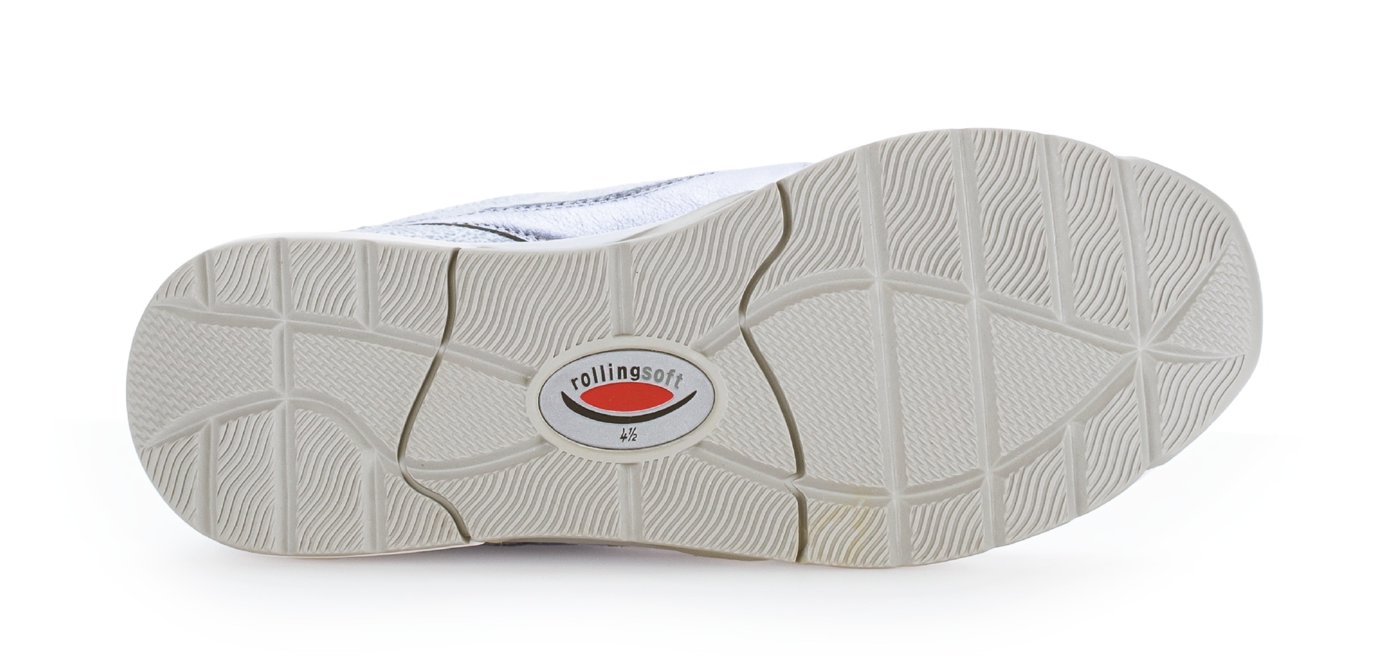 Gabor Rollingsoft Plateausneaker  , Freizeitschuh, Halbschuh, Schnürschuh mit Kontrastbesatz, G-Weite