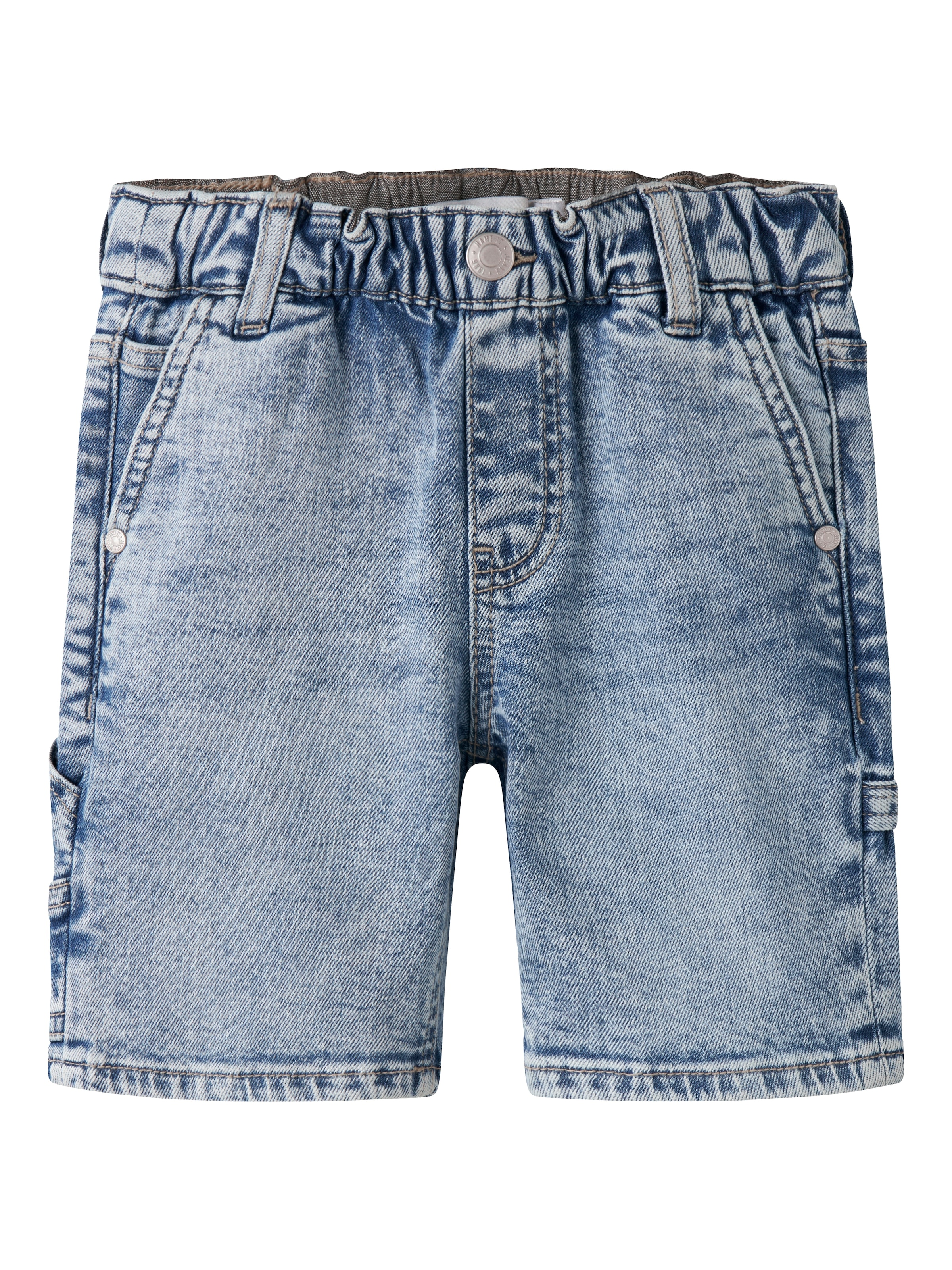 Name It Jeansshorts »NMMBEN LOOSE DNM BERMUDA 8620-BC NOOS« Baumwollmischung, Denim, Used Look