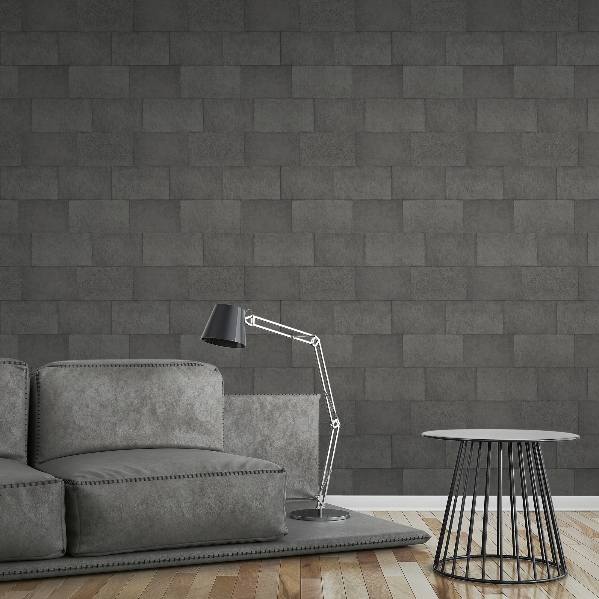 living walls Vliestapete »Titanium«, Steinoptik-gemustert-Motiv, Moderne Tapete Steinoptik Tapeten Wohnzimmer Schlafzimmer Küche Flur