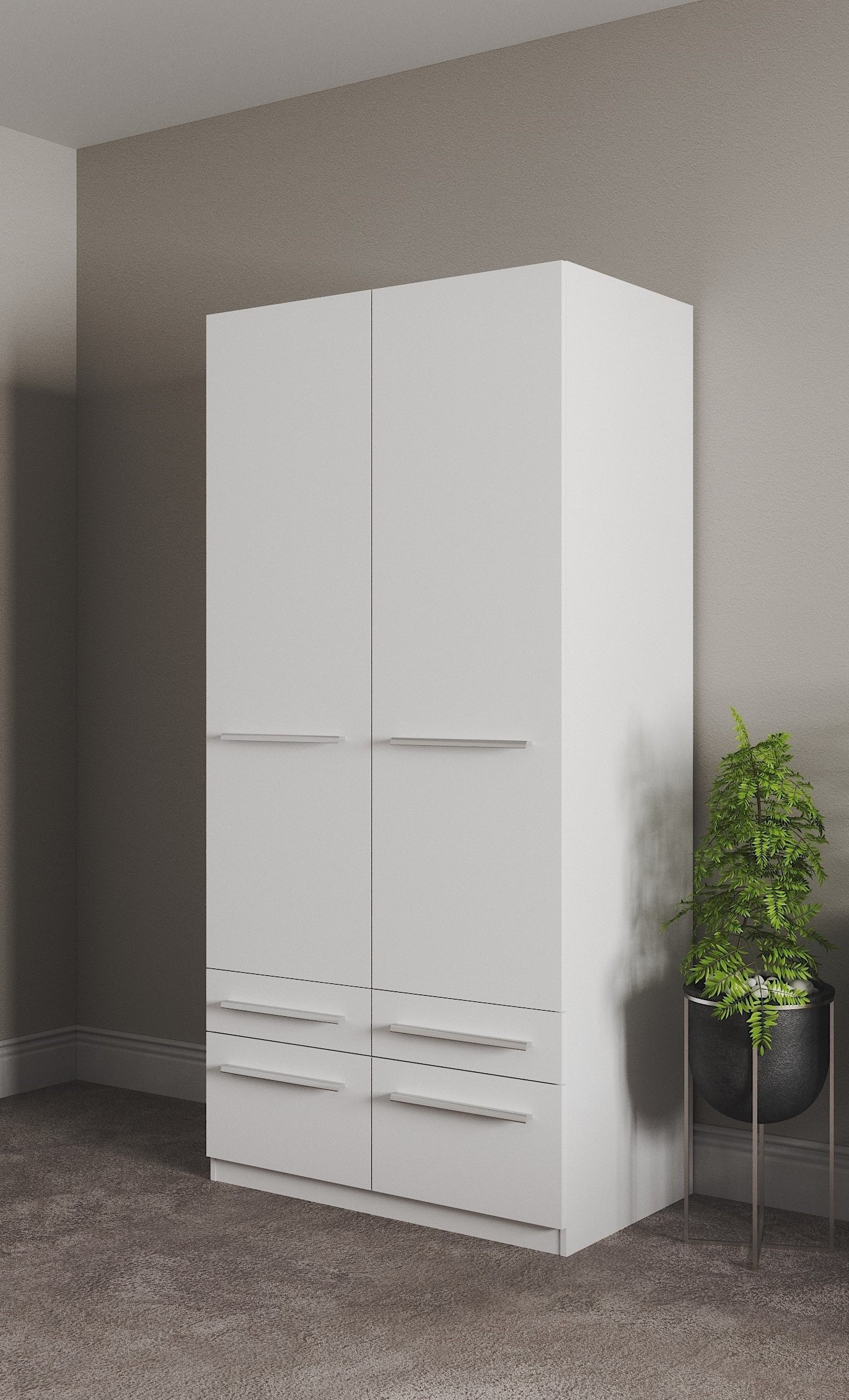 priess Kleiderschrank "Schrank Garderobe Wäscheschrank Barcelona in 5 Breit günstig online kaufen