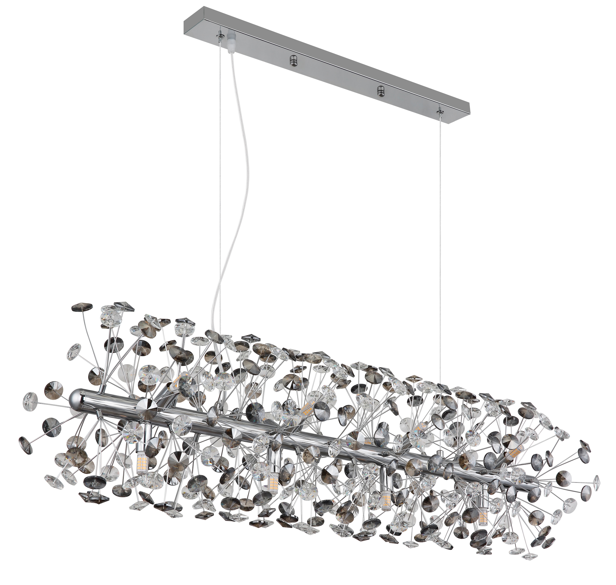 GLOBO LIGHTING Hängeleuchte »KATRINA« G9 1 Stk. Warmweiß Luster Hängelampe Esszimmer Esstisch-Lampe elegant