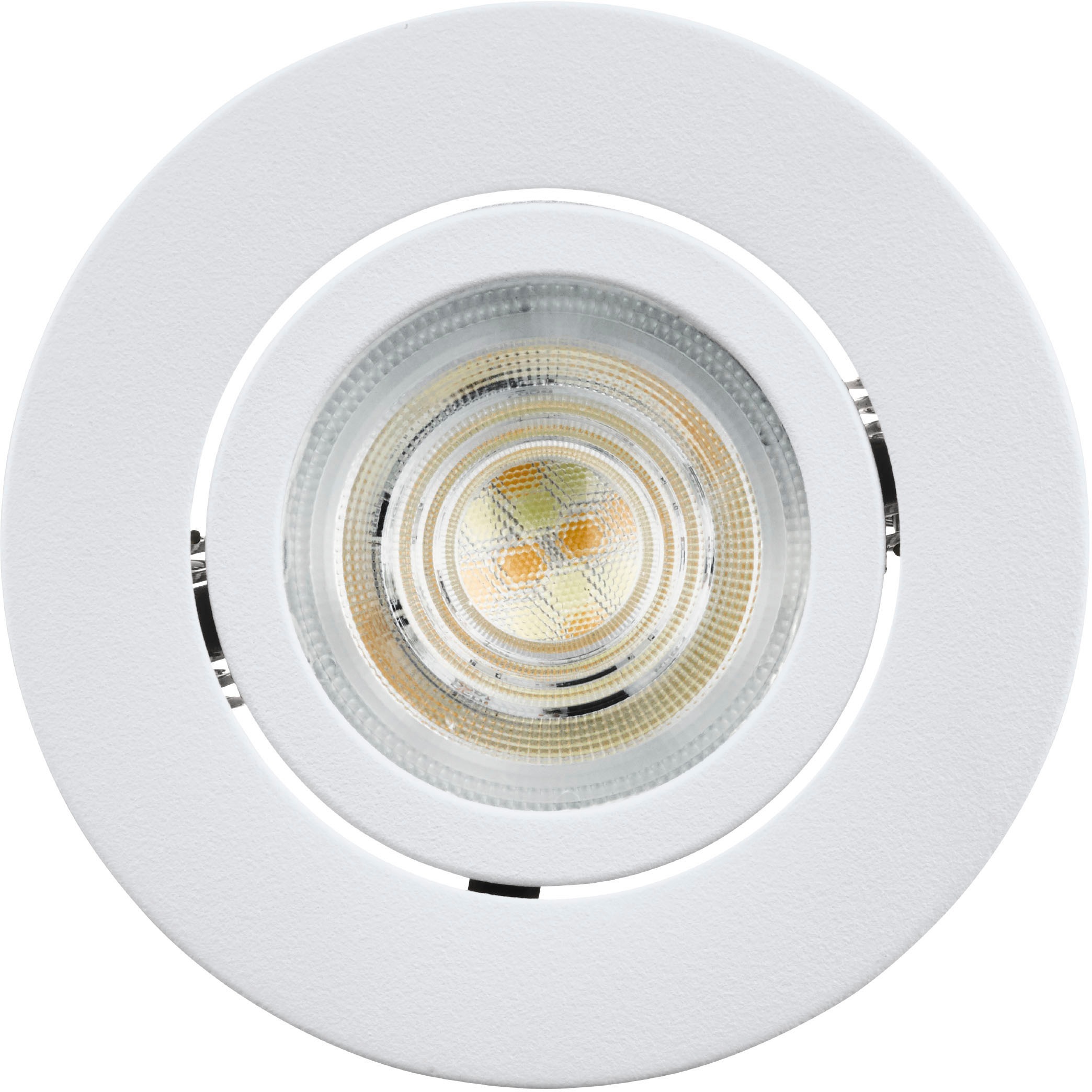 EGLO Deckenleuchte »SALICETO-Z Deckenlampe, Einbauleuchte, Spot, weiß, ZigBee 3.0, Timer«, Leuchtmittel LED-Modul | LED fest integriert, App / Sprachsteuerung Alexa, ‎‎‎‎‎‎‎Ø 88 mm, exkl. Fernbedienung