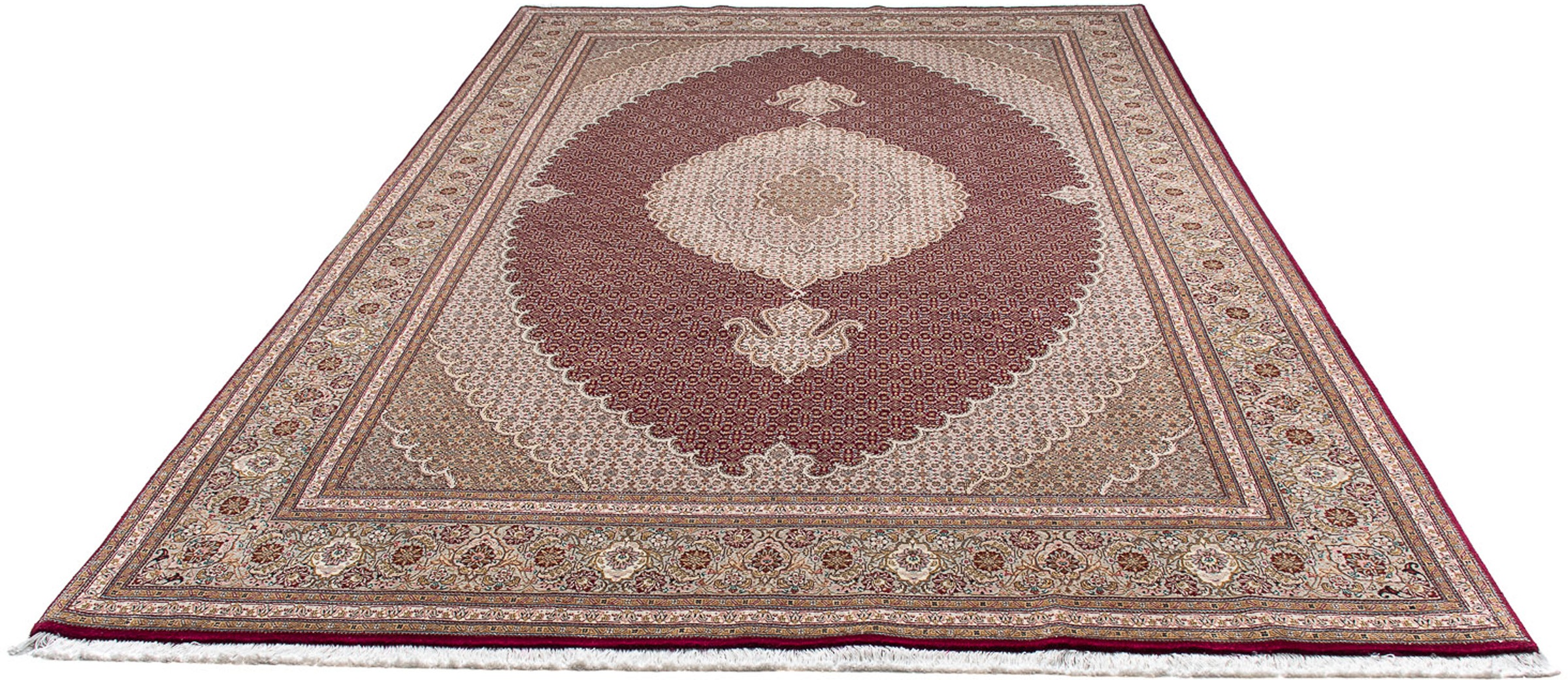 morgenland Orientteppich »Perser - Täbriz - 305 x 202 cm - dunkelrot«, rech günstig online kaufen