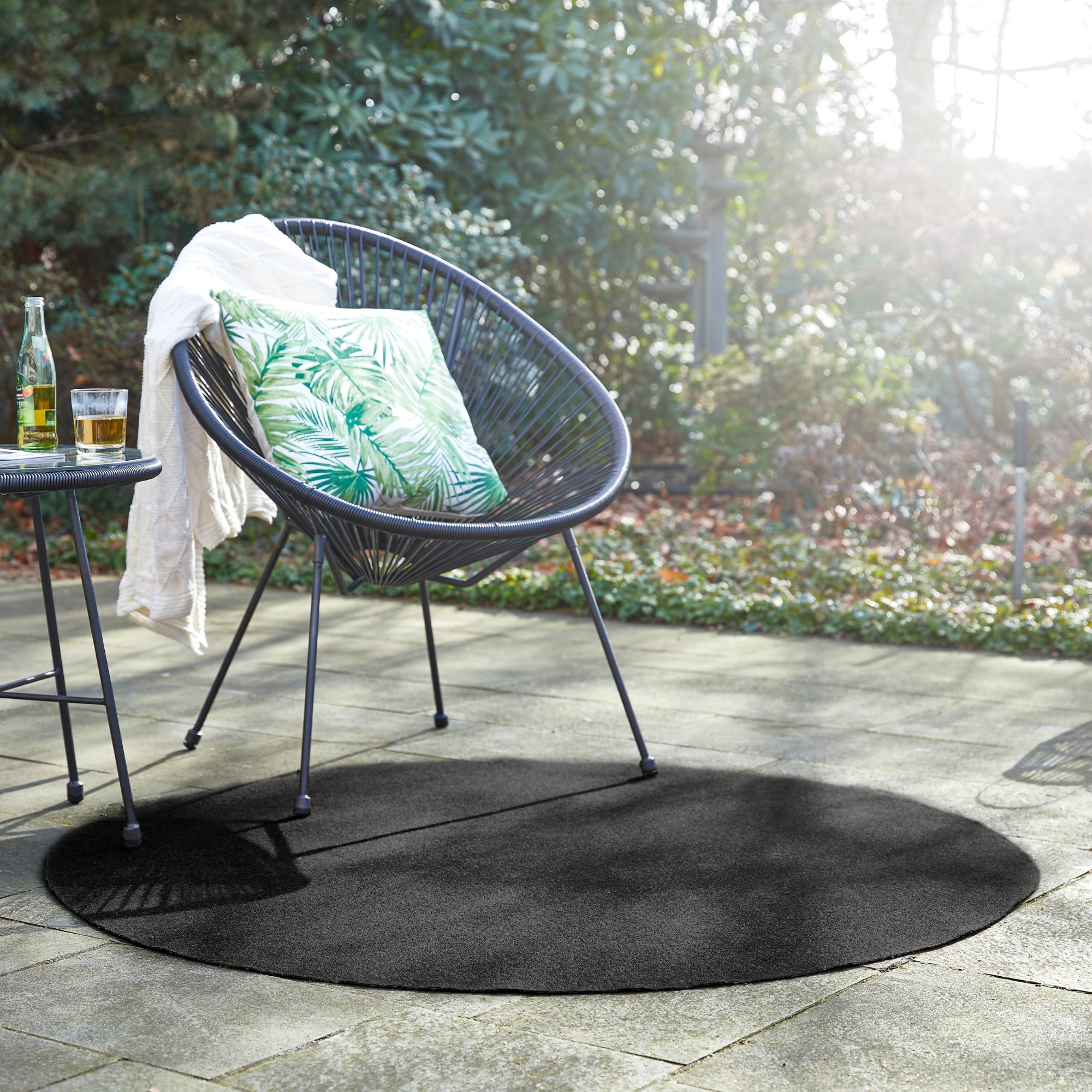 Andiamo Kunstrasen »Field, Made in Belgium«, rund, 4 mm Höhe, Rasenteppich günstig online kaufen