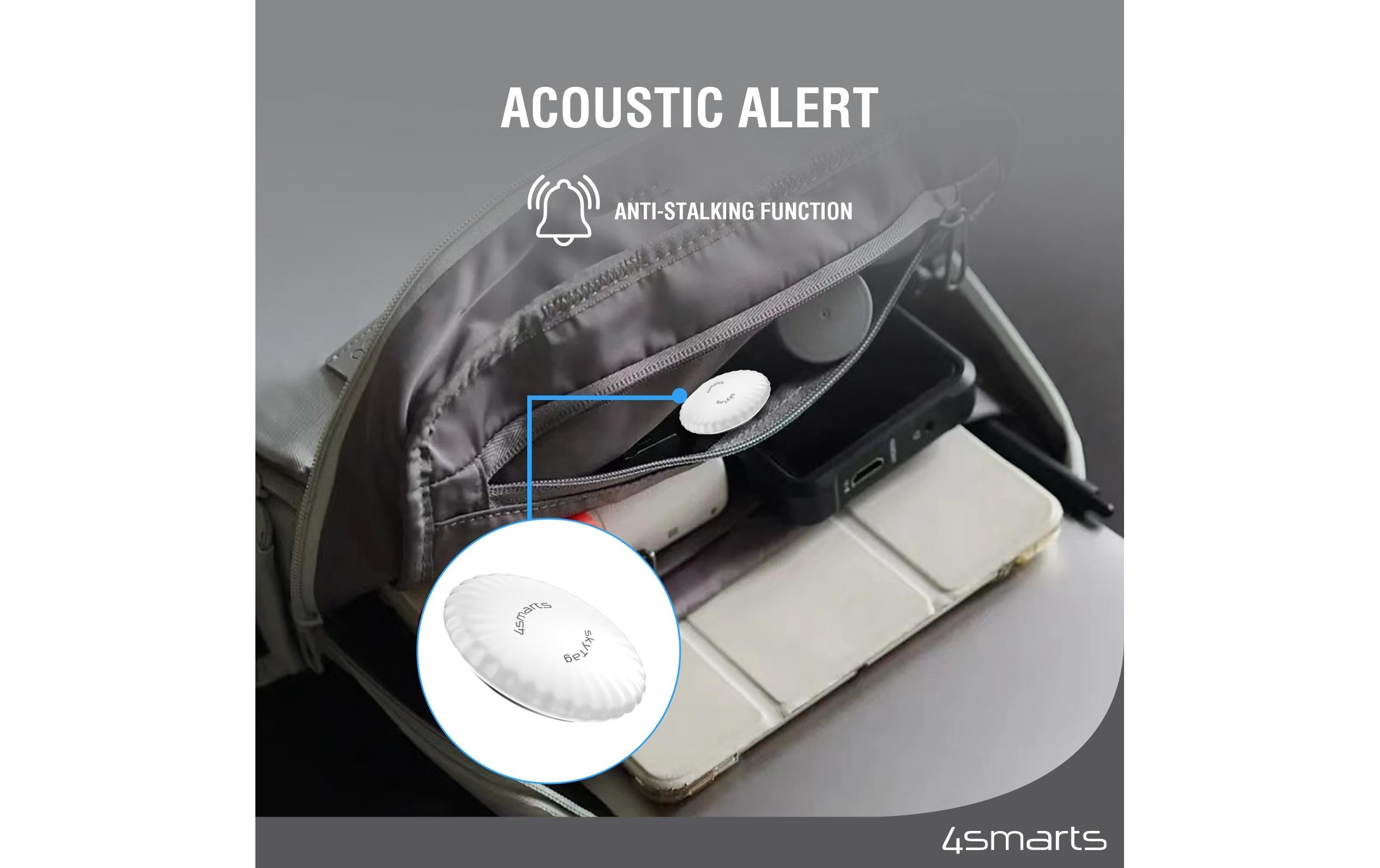 4smarts GPS-Tracker »SkyTag Slim 2er Set schwarz, weiss«