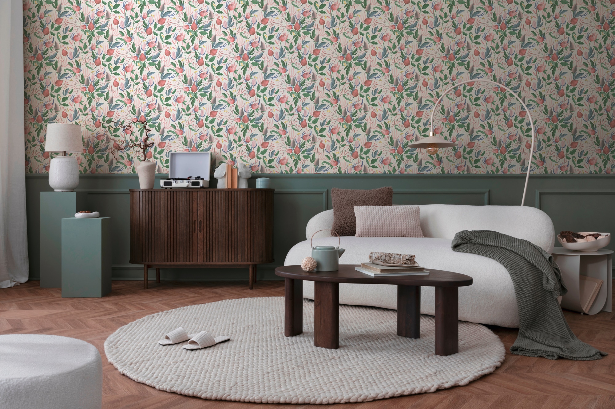 CosmoLiving by Cosmopolitan Vliestapete »Still Bloom – Florale Vliestapete« matt strukturiert Moderner Blütentraum mit sanfter Eleganz