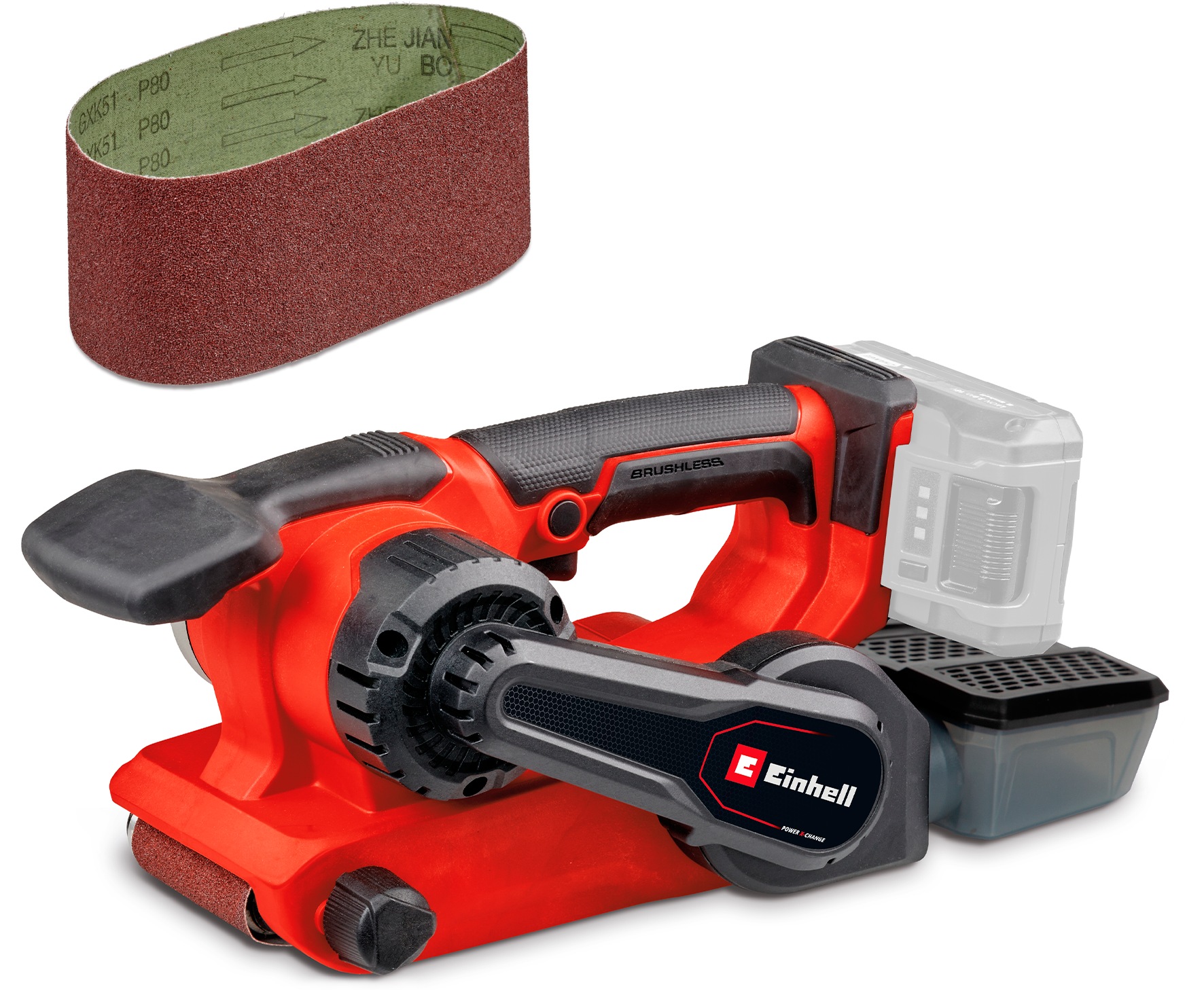 Einhell Akku-Bandschleifer »TP-BS 18/457 Li BL - Solo«, ohne Akku und Ladegerät