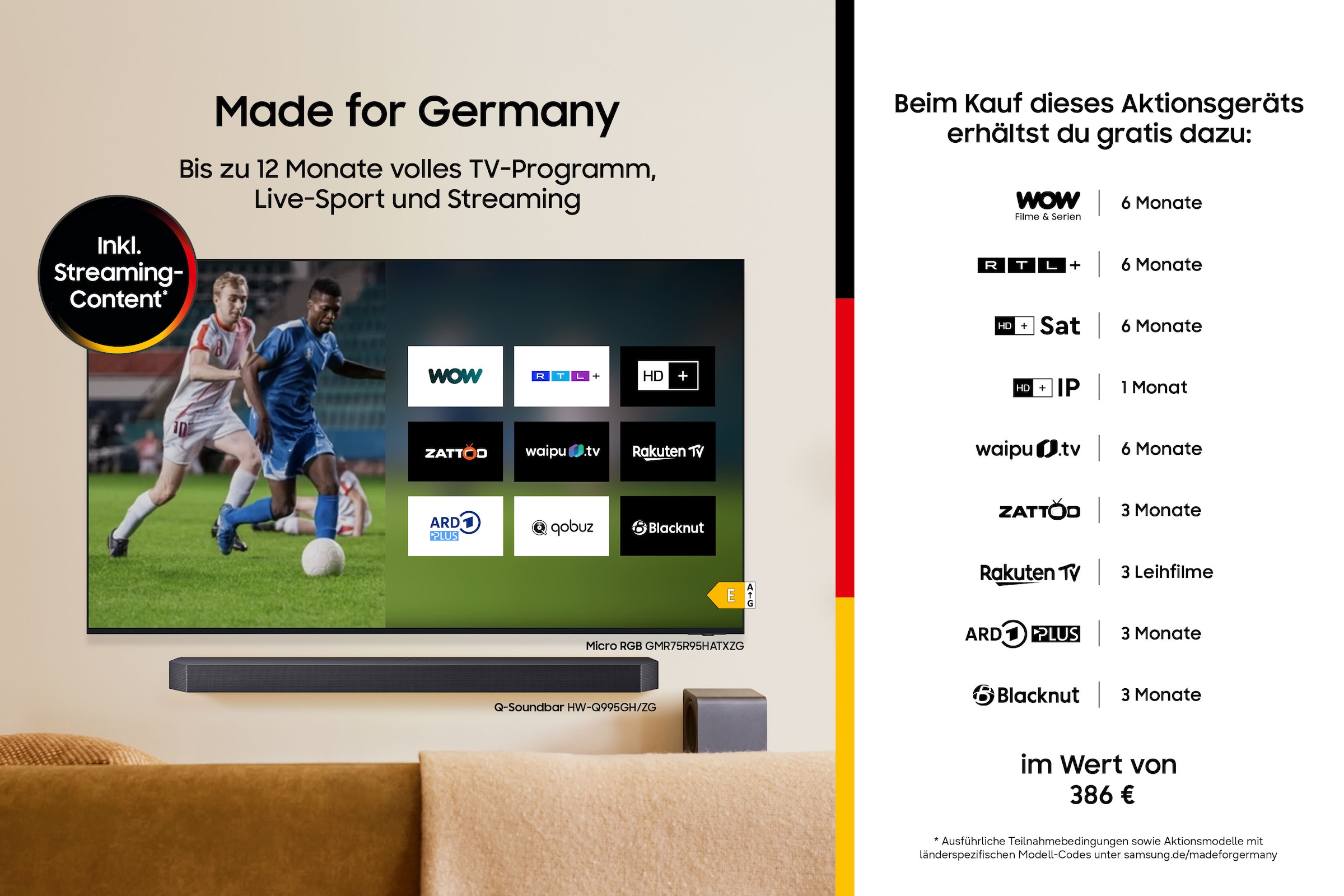 Samsung OLED-Fernseher »GQ48S85HAE« 120 cm/48 ″ Smart-TV HDR 10+ Bild, Premium Gaming Pack mit 120Hz, HDMI 2.1, Dolby Atmos