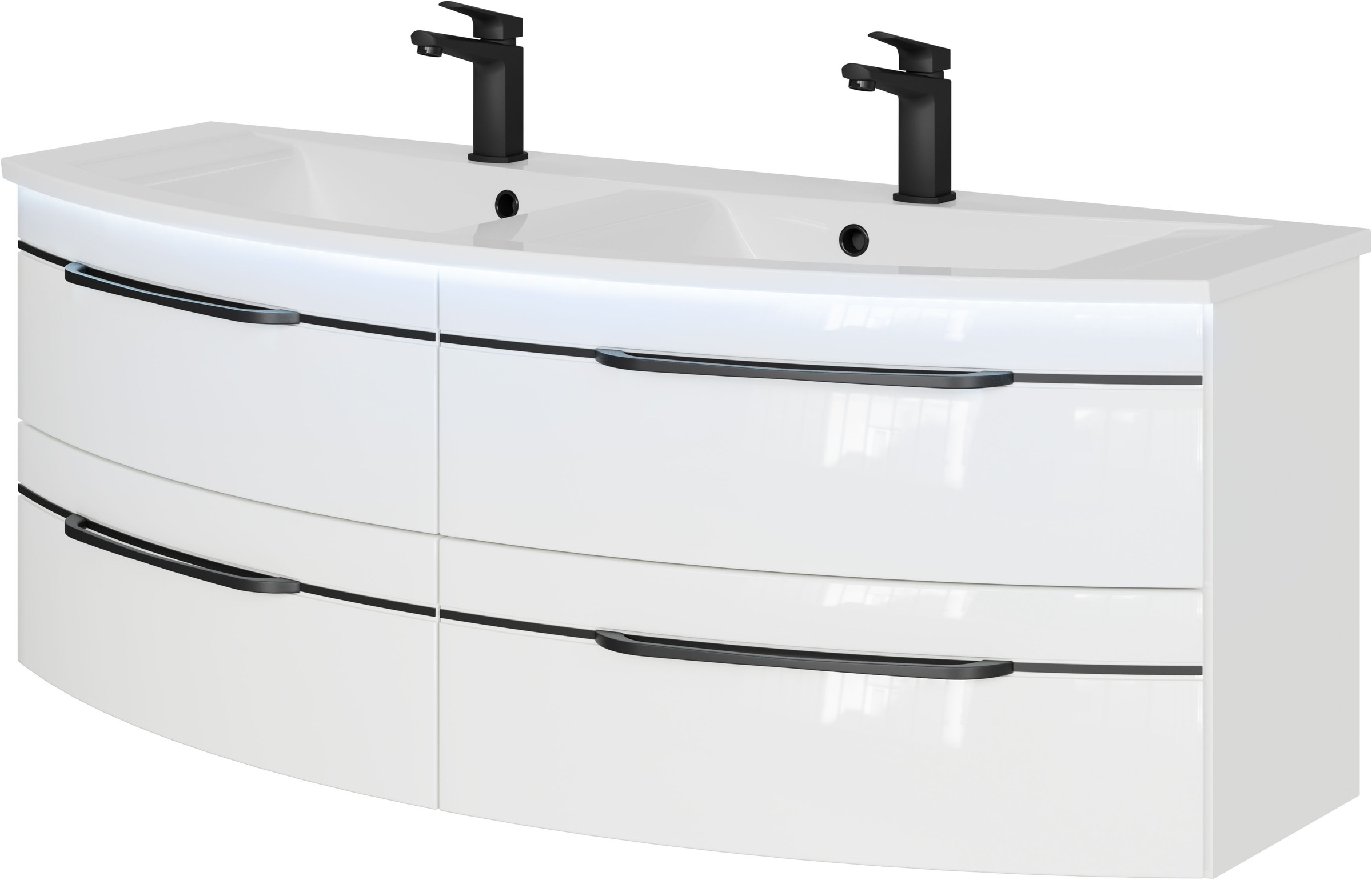 Saphir Waschtisch »Serie 7045 Mineralmarmor-Waschtisch und Unterschrank, 13 günstig online kaufen