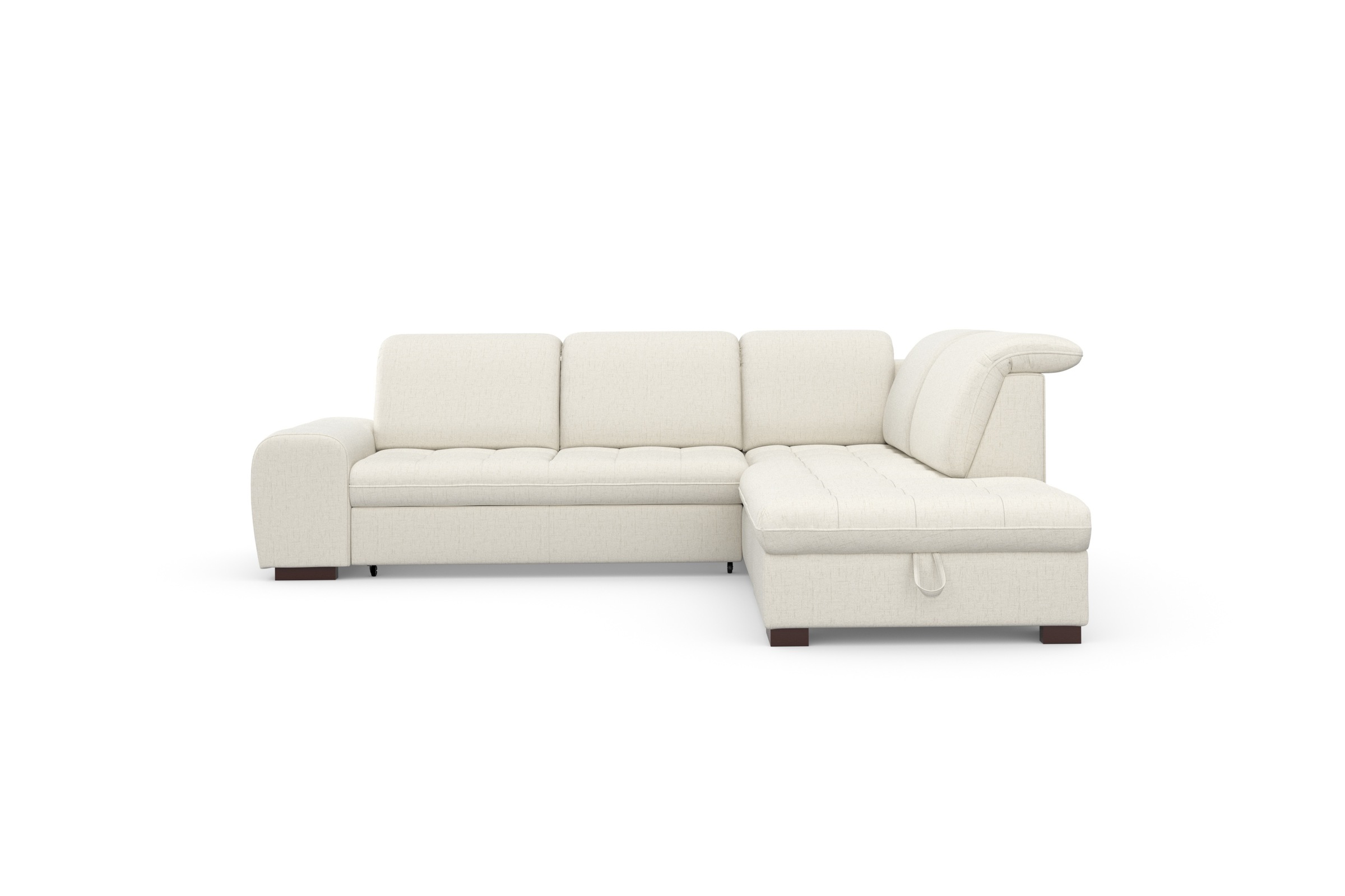 sit&more Ecksofa »Luxor L-Form«, wahlweise mit Bettfunktion, Stauraum und Kopfteilverstellung