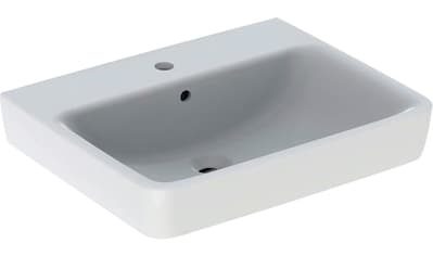 GEBERIT Waschbecken »Renova Nr. 1 Plan«, mit Hahnloch, mit Überlauf, weiß, KeraTect kaufen