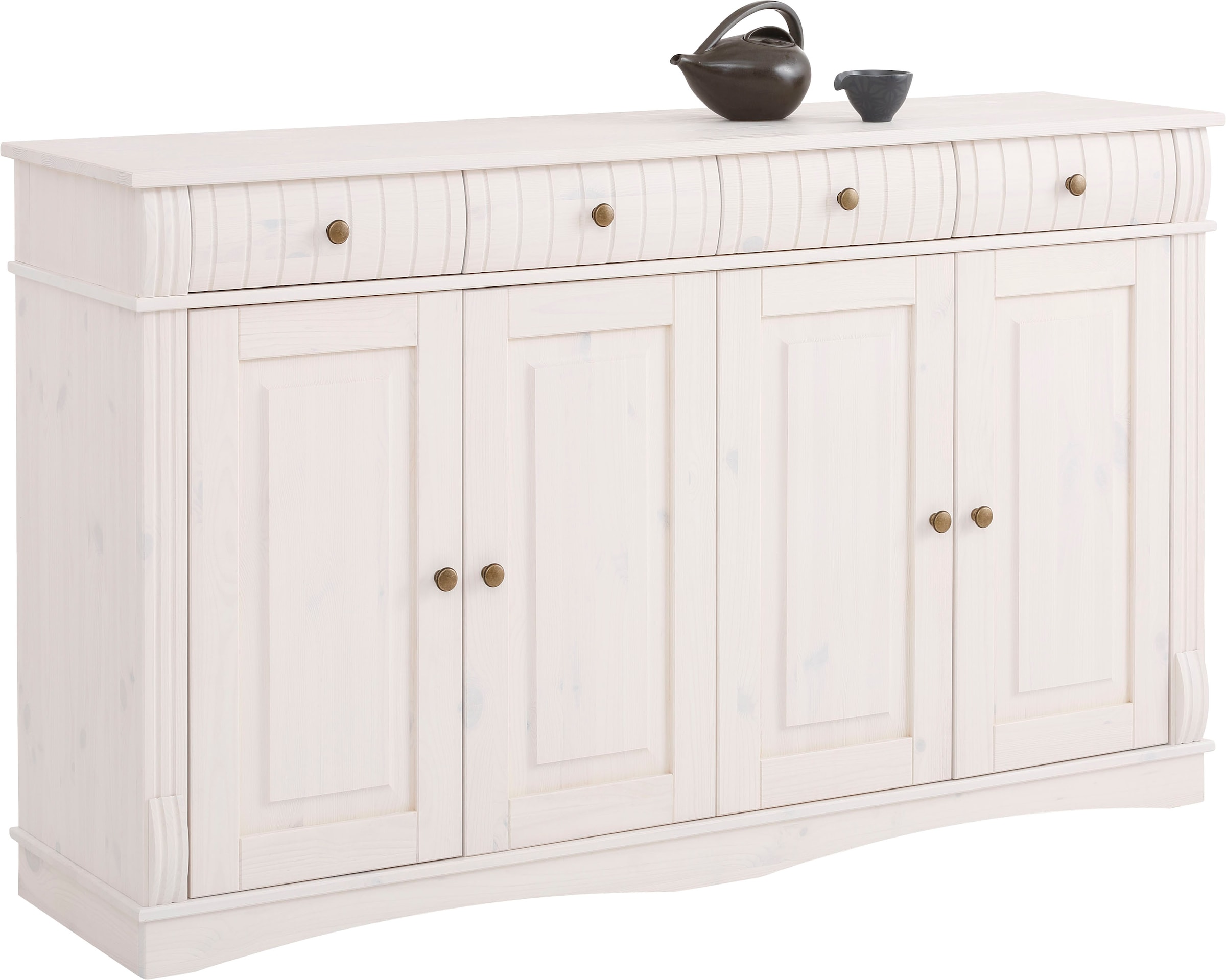 Home affaire Sideboard »Teresa«, (Maße (B/T/H): 152/37/90 cm), Kommode, 4-t günstig online kaufen