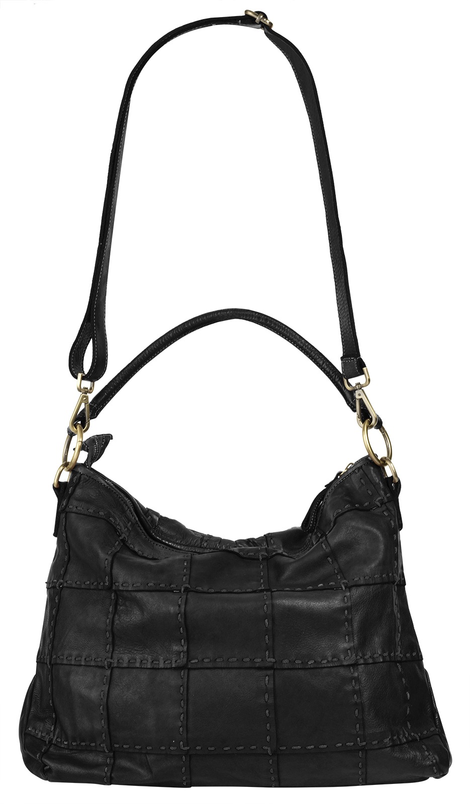 Samantha Look Shopper echt Leder, Made in Italy